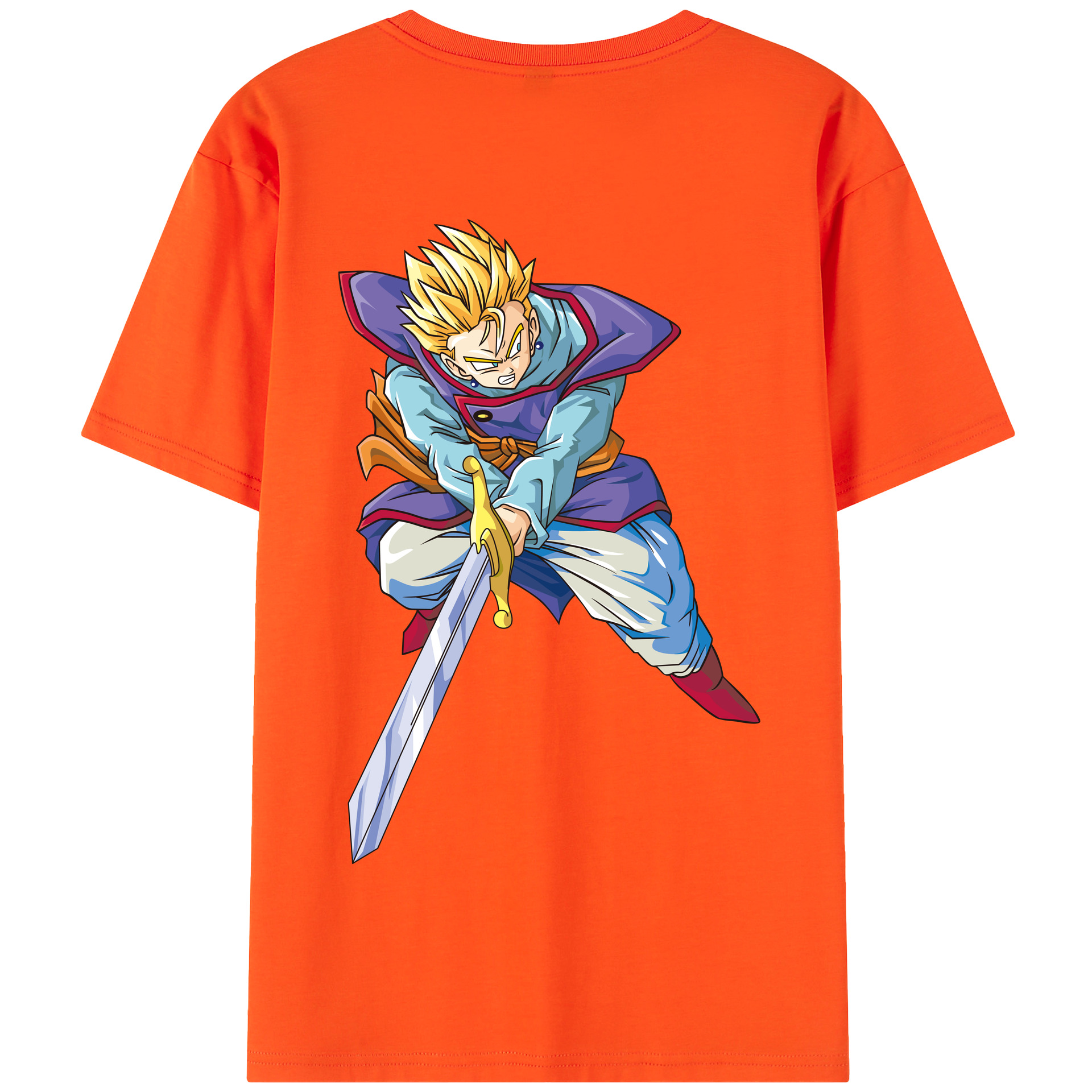 （画像用） ドラゴンボール DRAGON BALL 綿100％半袖Tシャツ（背面プリント）