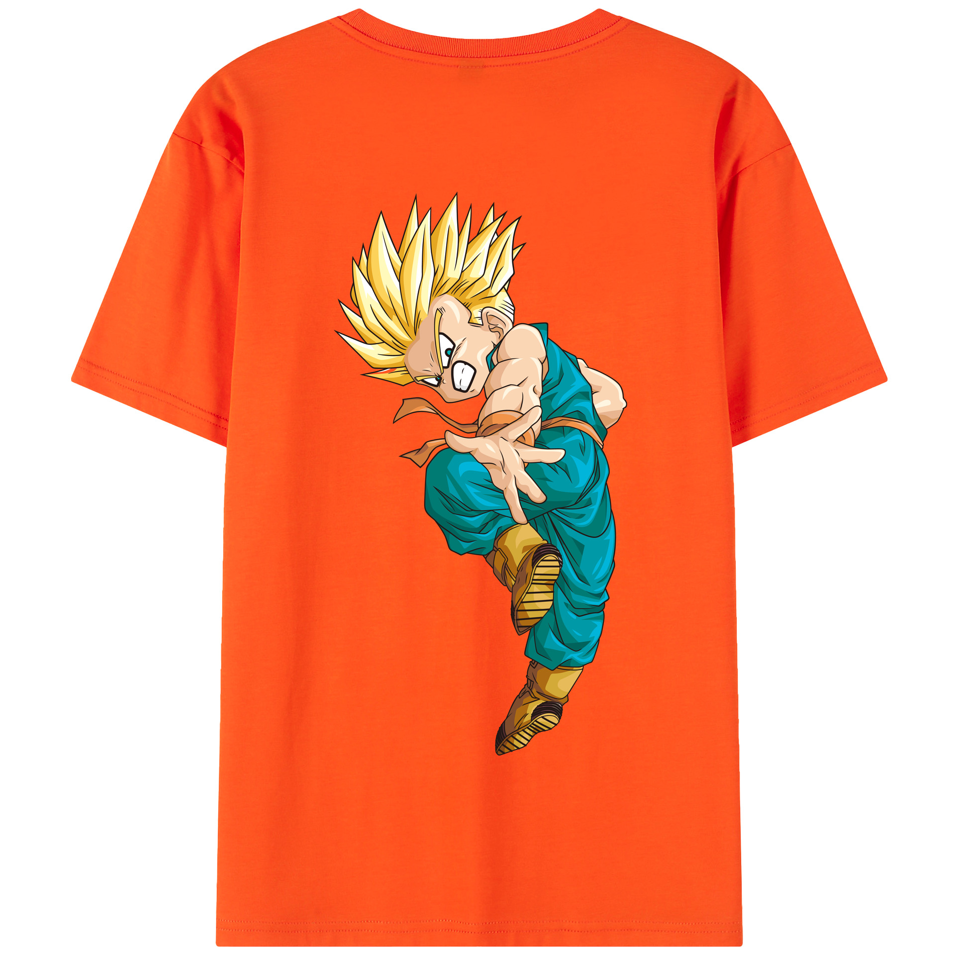 （画像用） ドラゴンボール DRAGON BALL 綿100％半袖Tシャツ（背面プリント）