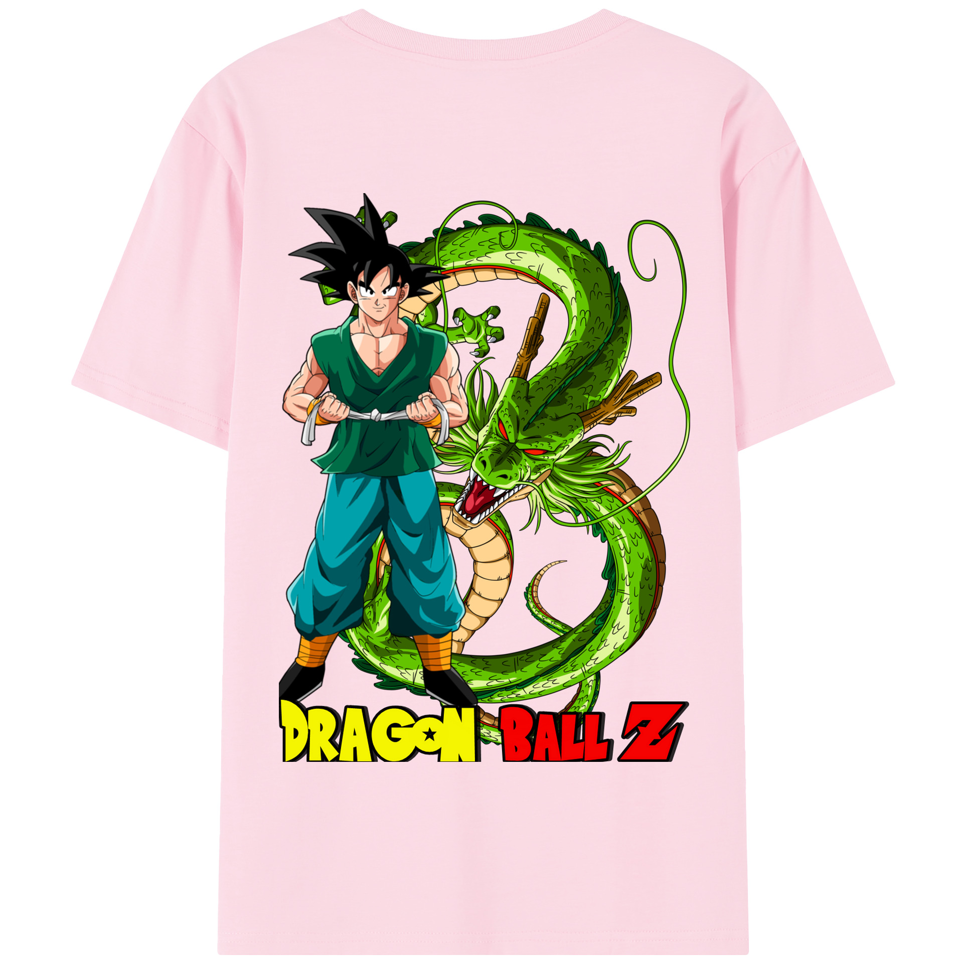 （画像用） ドラゴンボール 孫悟空（そん ごくう）Son Goku カカロット DRAGON BALL Kakarotto 綿100％半袖Tシャツ（背面プリント）