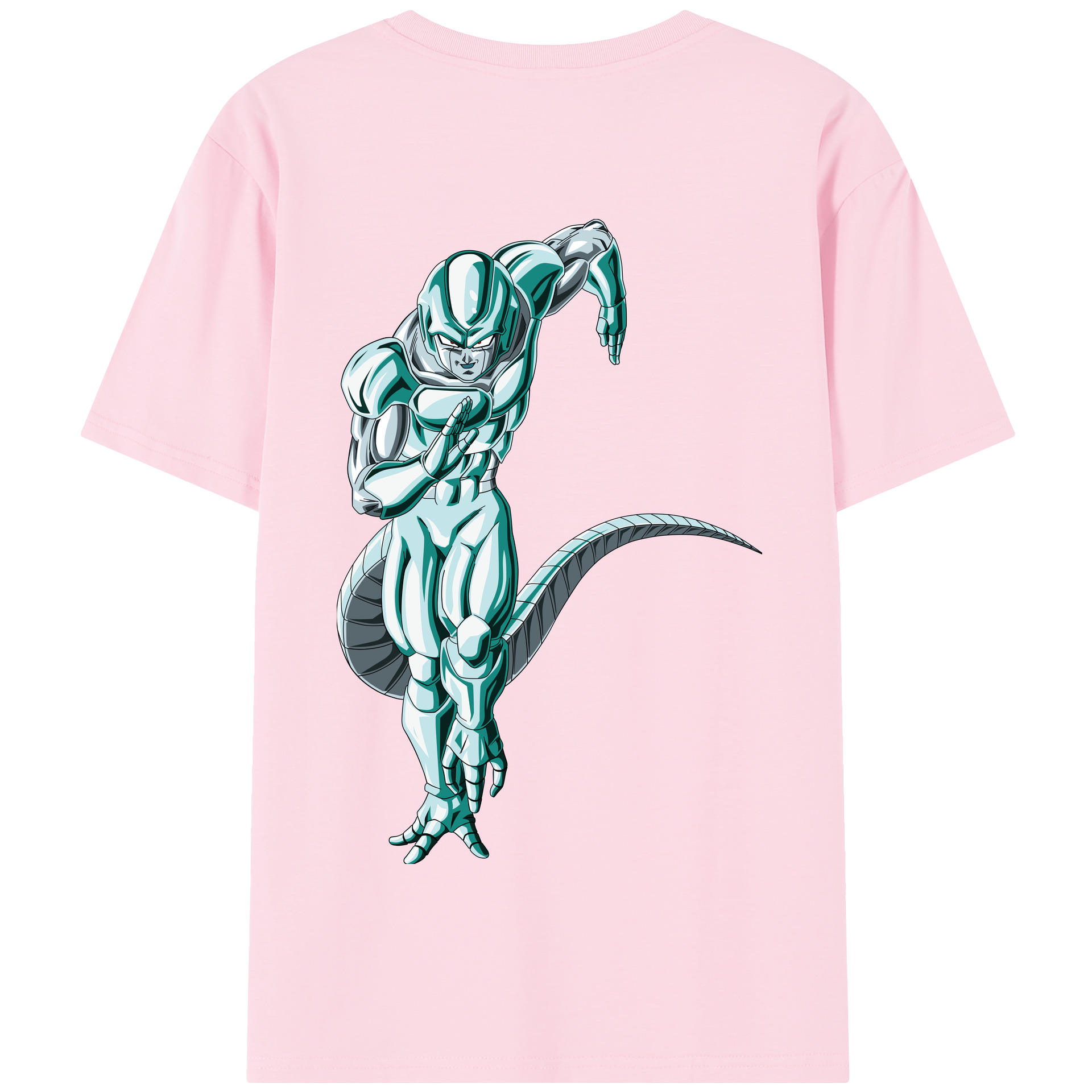 （画像用） ドラゴンボール フリーザ DRAGON BALL Frieza 綿100％半袖Tシャツ（背面プリント）
