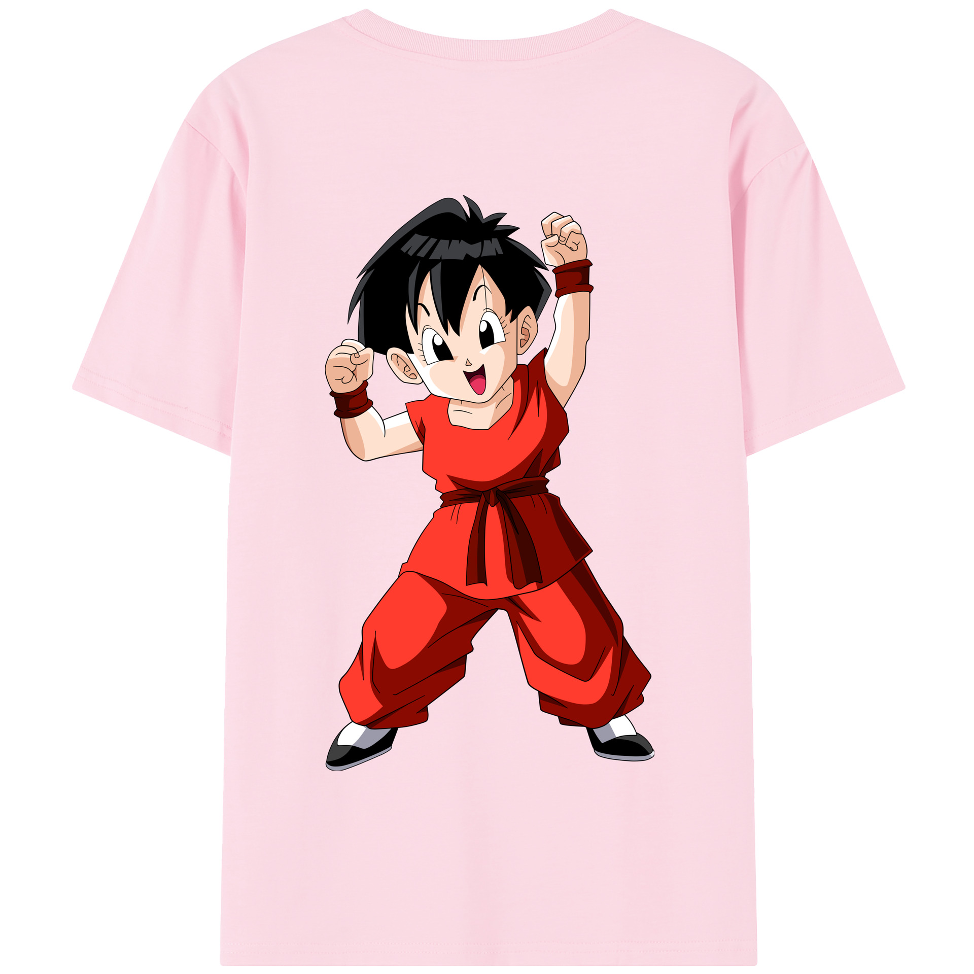 （画像用） ドラゴンボール パン DRAGON BALL Pan 綿100％半袖Tシャツ（背面プリント）