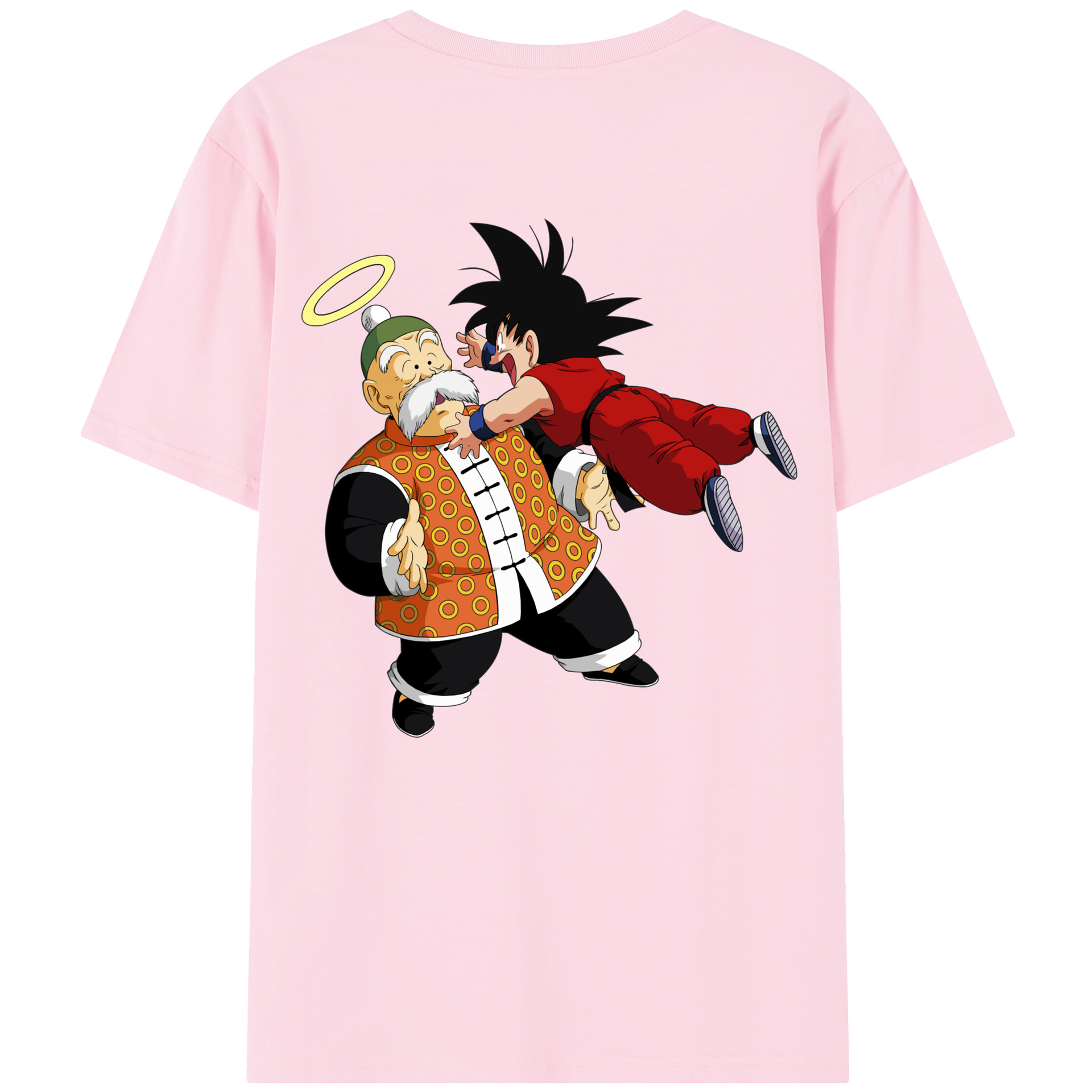 （画像用） ドラゴンボール 孫悟空（そん ごくう）Son Goku カカロット DRAGON BALL Kakarotto 綿100％半袖Tシャツ（背面プリント）