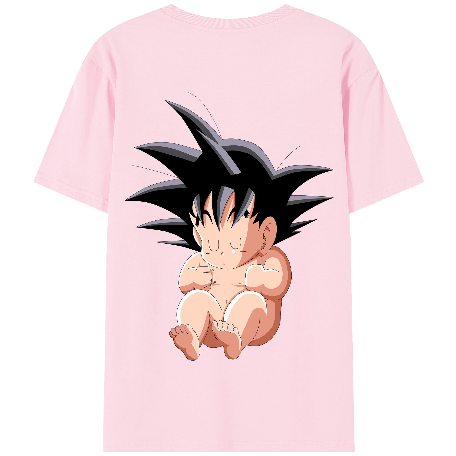 （画像用） ドラゴンボール 孫悟空（そん ごくう）Son Goku カカロット DRAGON BALL Kakarotto 綿100％半袖Tシャツ（背面プリント）