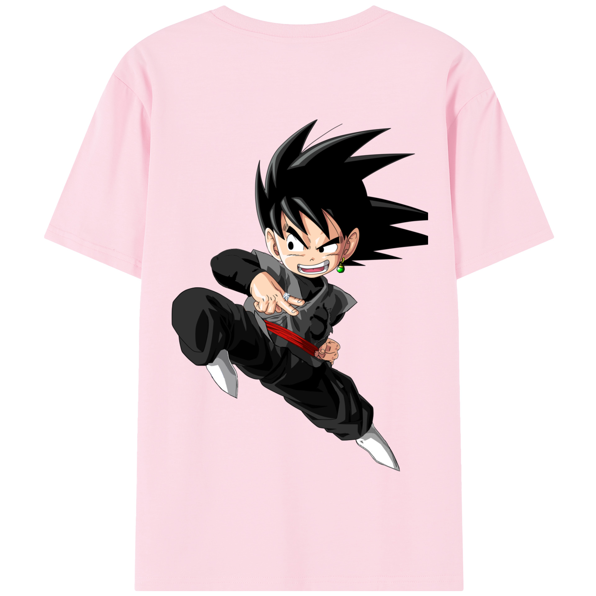 （画像用） ドラゴンボール 孫悟空（そん ごくう）Son Goku カカロット DRAGON BALL Kakarotto 綿100％半袖Tシャツ（背面プリント）