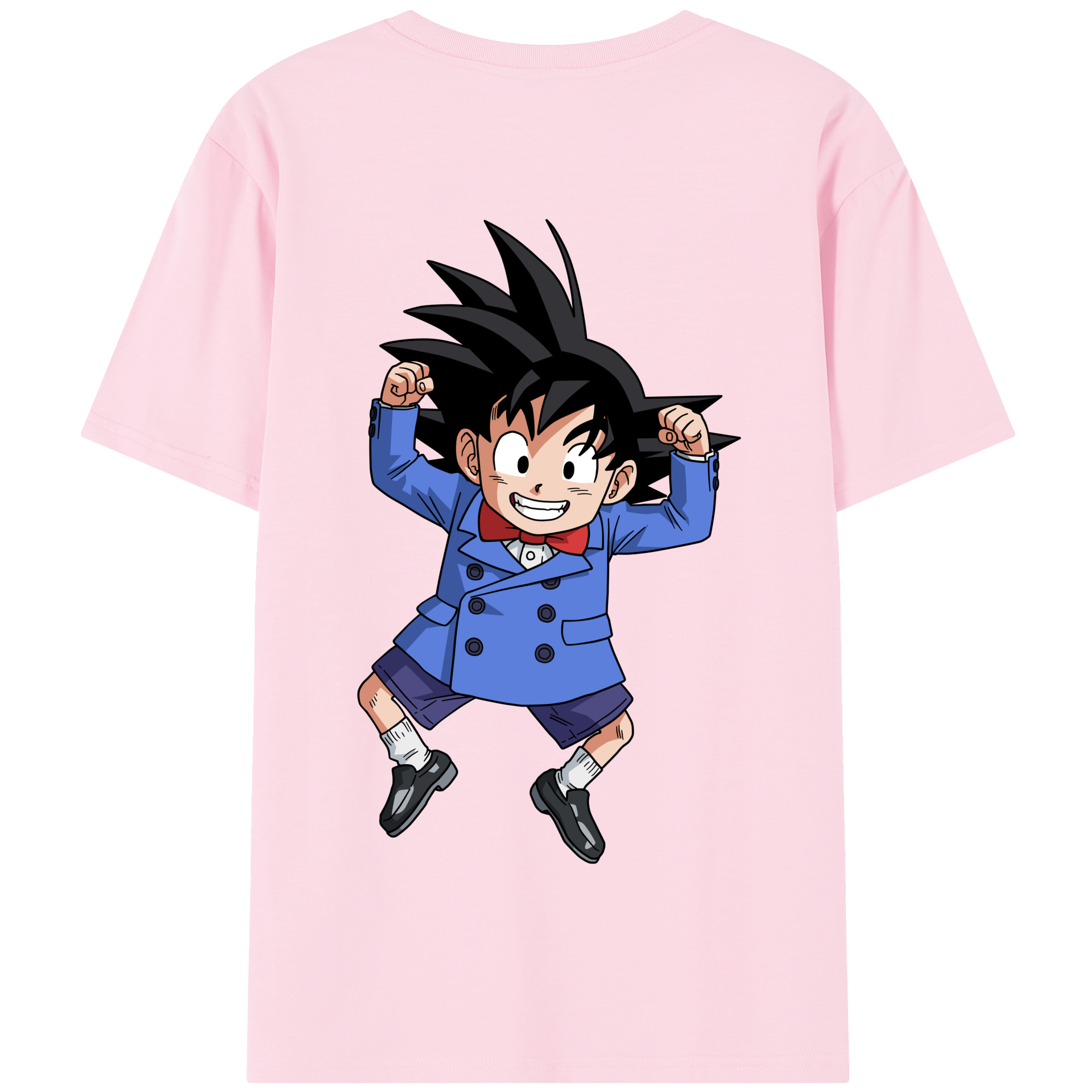 （画像用） ドラゴンボール 孫悟空（そん ごくう）Son Goku カカロット DRAGON BALL Kakarotto 綿100％半袖Tシャツ（背面プリント）