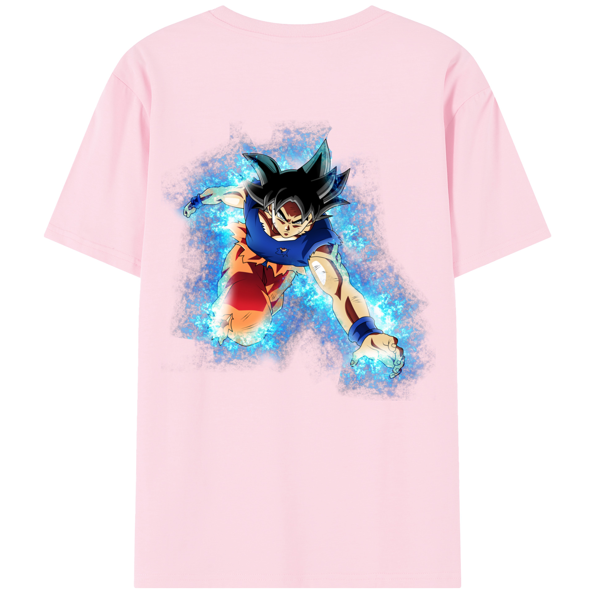 （画像用） ドラゴンボール 孫悟空（そん ごくう）Son Goku カカロット DRAGON BALL Kakarotto 綿100％半袖Tシャツ（背面プリント）