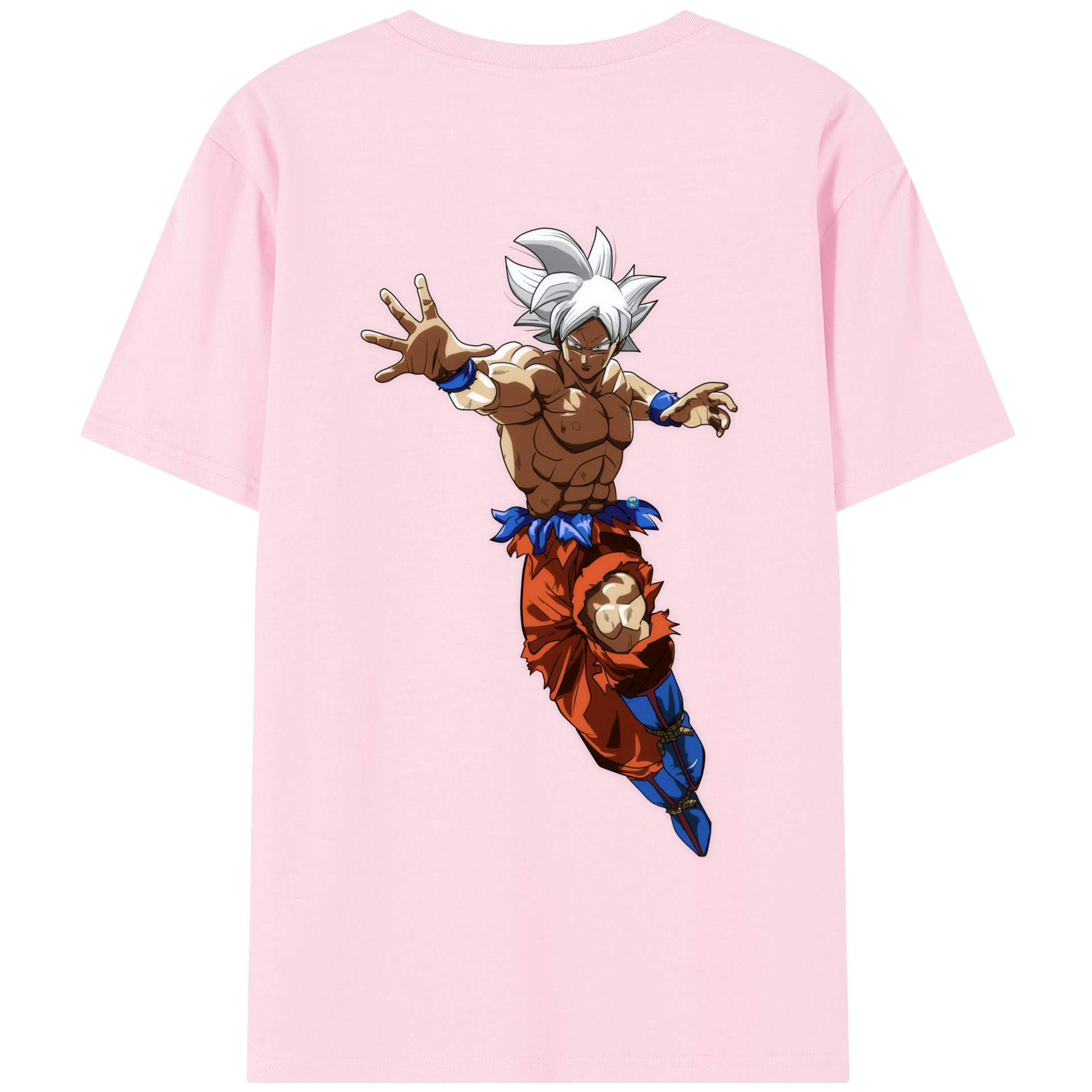 （画像用） ドラゴンボール 孫悟空（そん ごくう）Son Goku カカロット DRAGON BALL Kakarotto 綿100％半袖Tシャツ（背面プリント）