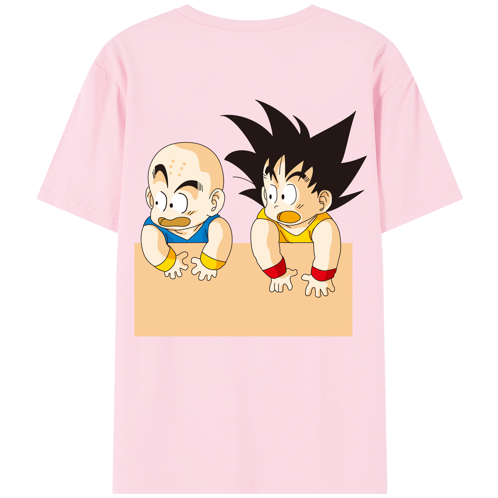 （画像用） ドラゴンボール 孫悟空（そん ごくう）Son Goku カカロット DRAGON BALL Kakarotto 綿100％半袖Tシャツ（背面プリント）