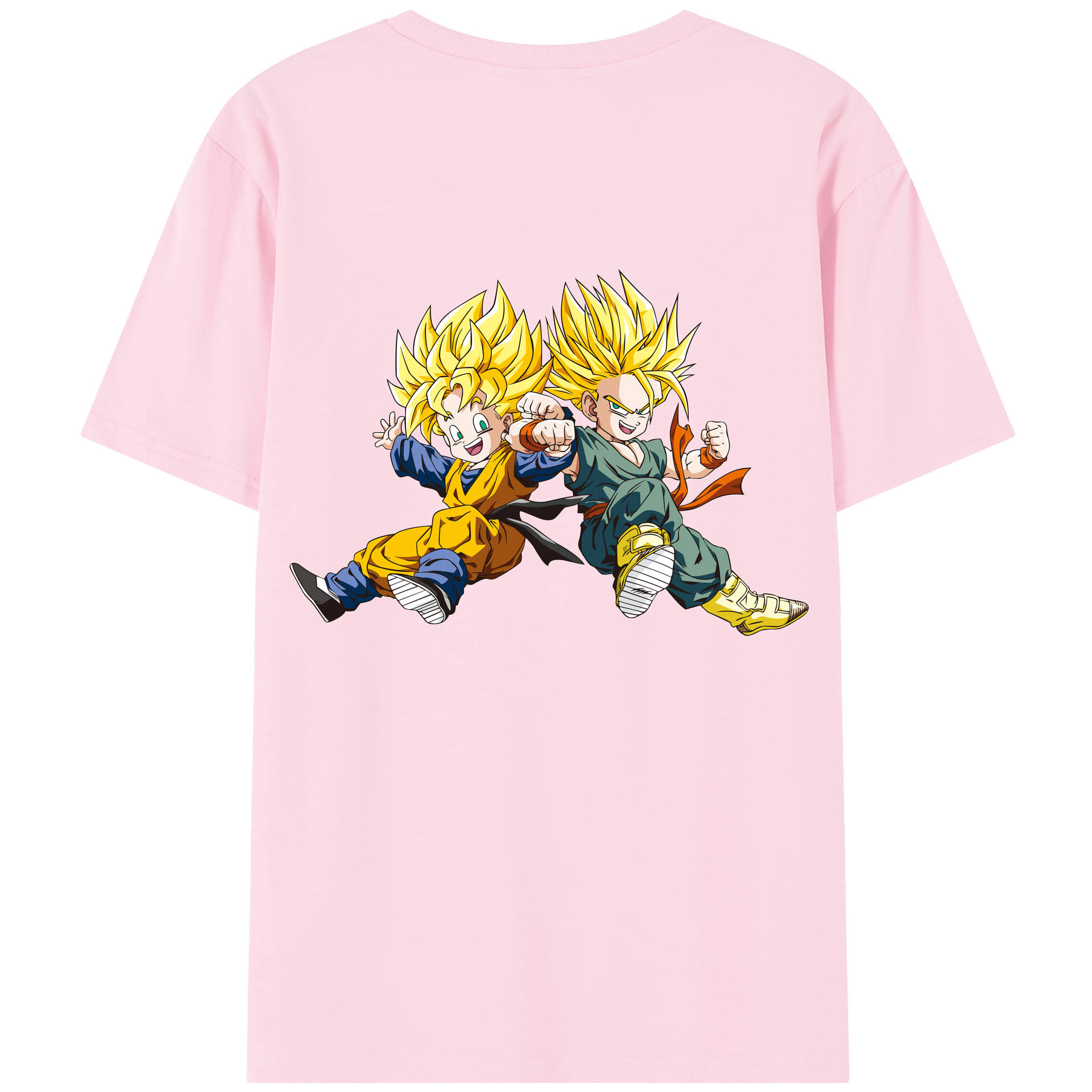 （画像用） ドラゴンボール 孫悟空（そん ごくう）Son Goku カカロット DRAGON BALL Kakarotto 綿100％半袖Tシャツ（背面プリント）