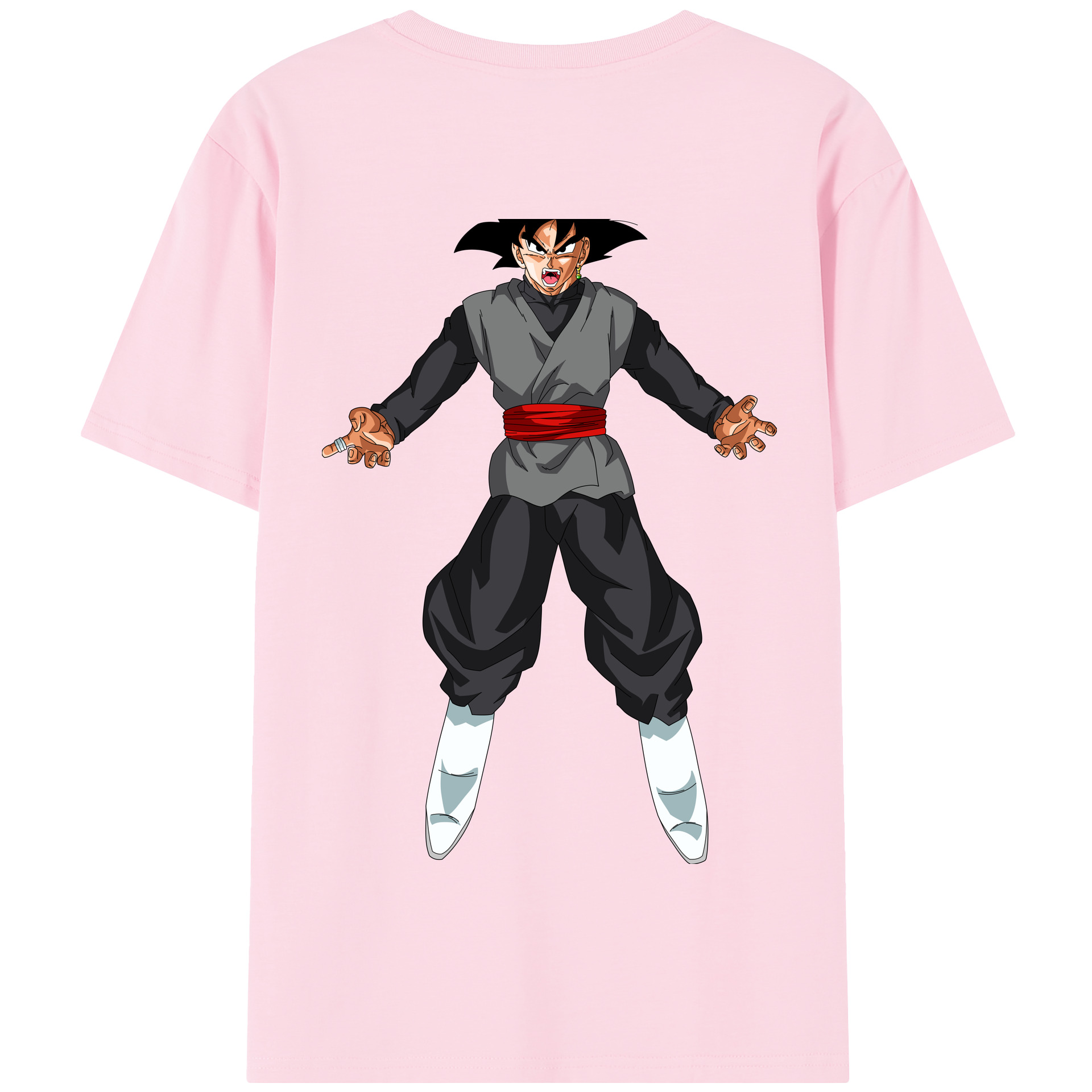（画像用） ドラゴンボール ベジータ四世（Bejīta Yonsei）DRAGON BALL Vegeta IV 綿100％半袖Tシャツ（背面プリント）