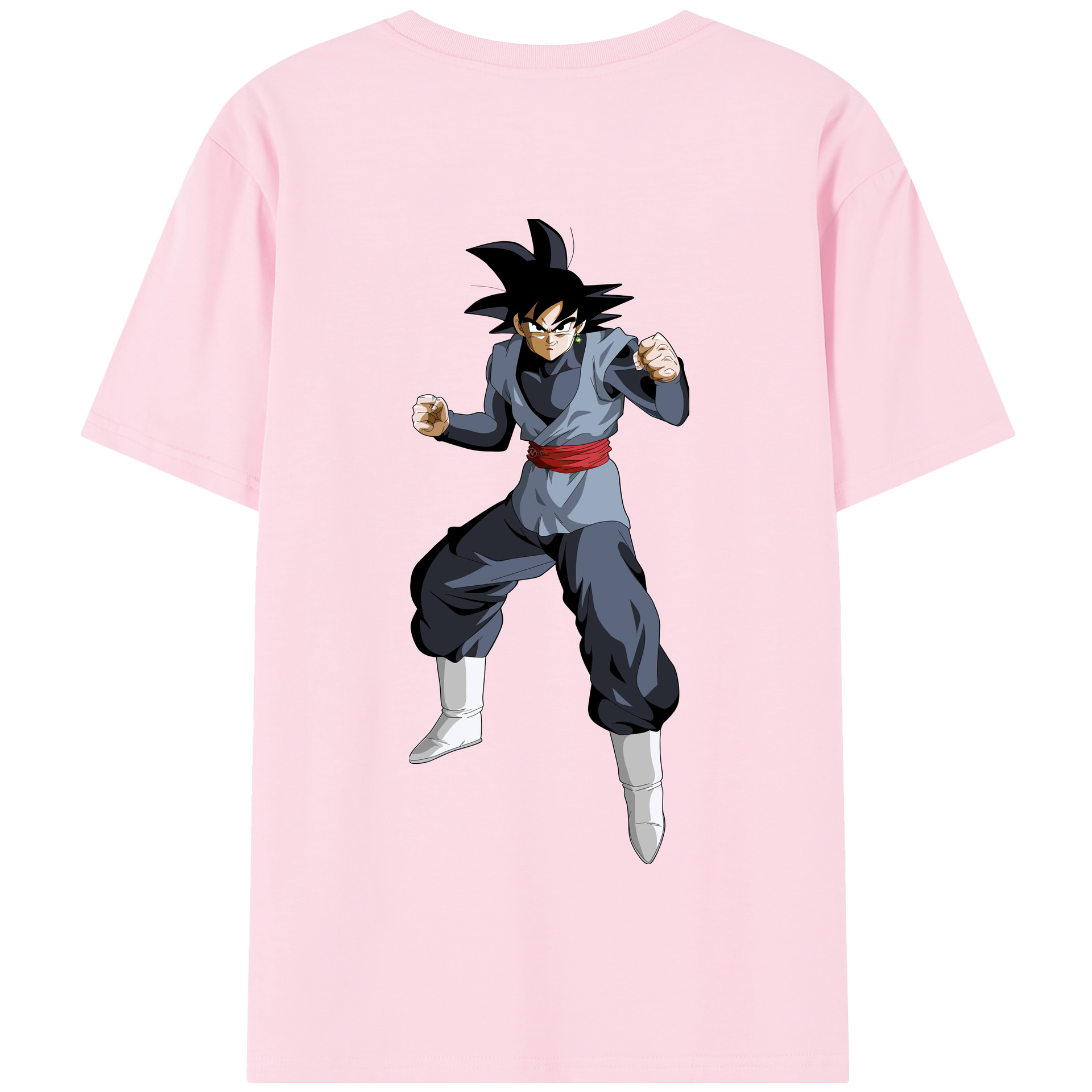 （画像用） ドラゴンボール ベジータ四世（Bejīta Yonsei）DRAGON BALL Vegeta IV 綿100％半袖Tシャツ（背面プリント）