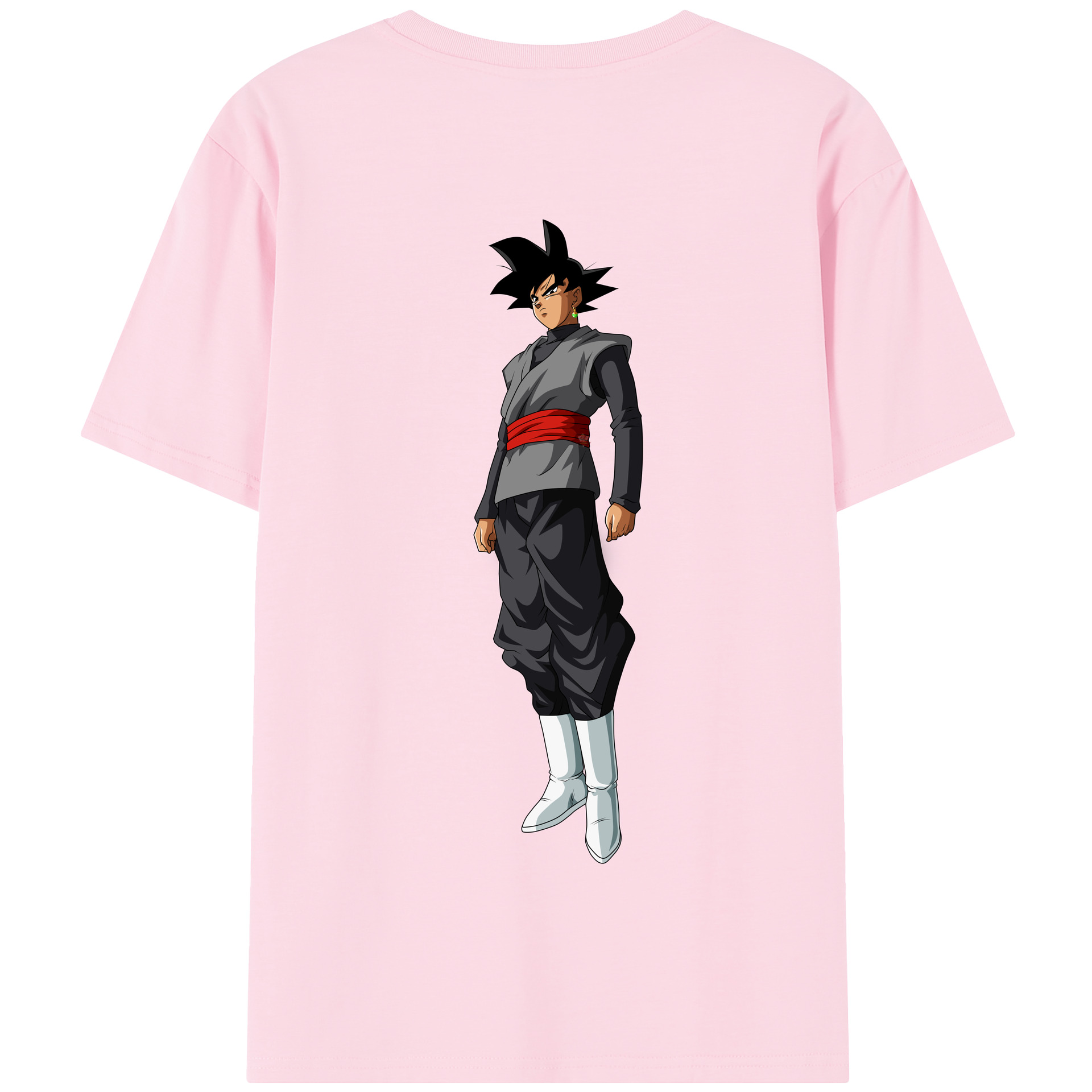 （画像用） ドラゴンボール ベジータ四世（Bejīta Yonsei）DRAGON BALL Vegeta IV 綿100％半袖Tシャツ（背面プリント）
