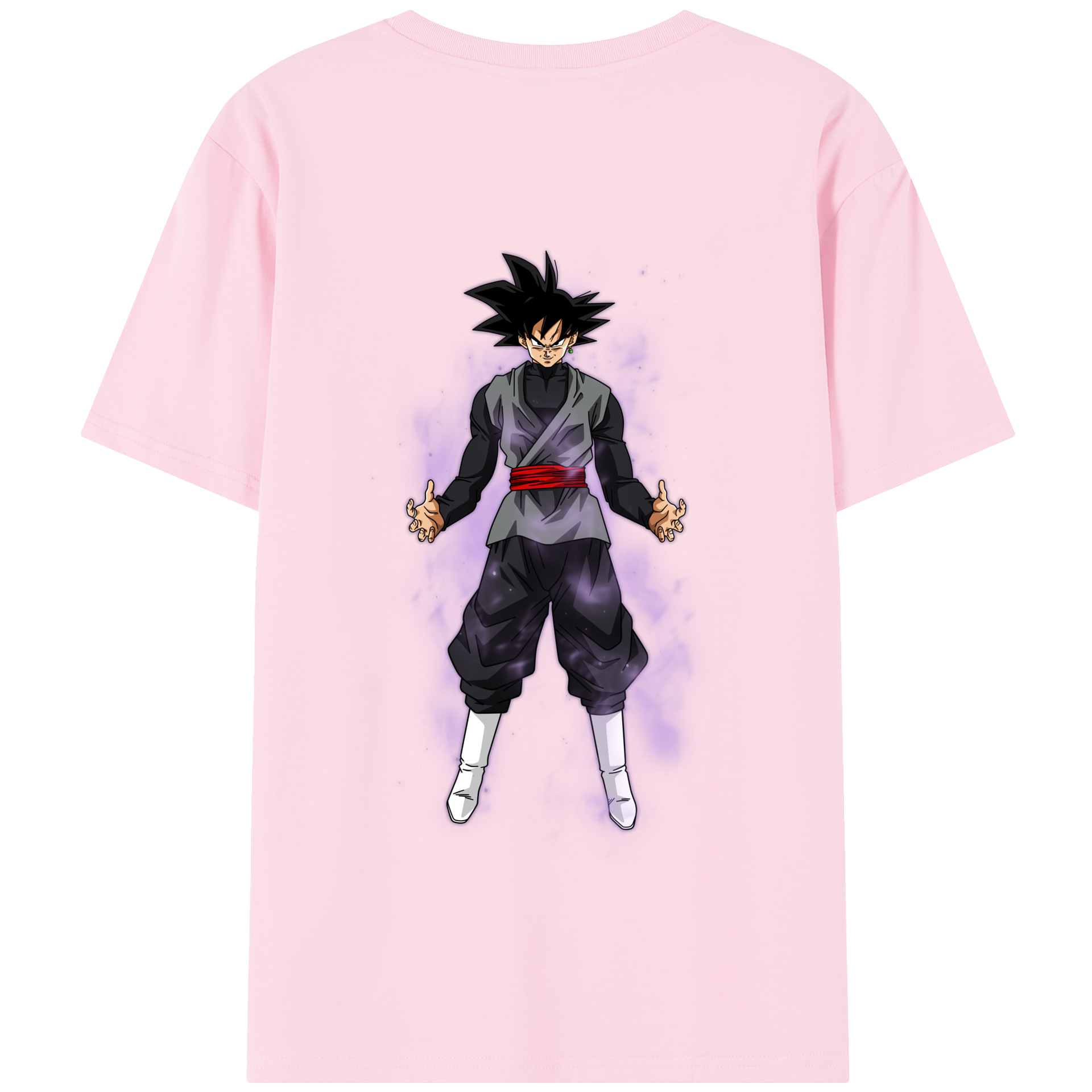 （画像用） ドラゴンボール ベジータ四世（Bejīta Yonsei）DRAGON BALL Vegeta IV 綿100％半袖Tシャツ（背面プリント）