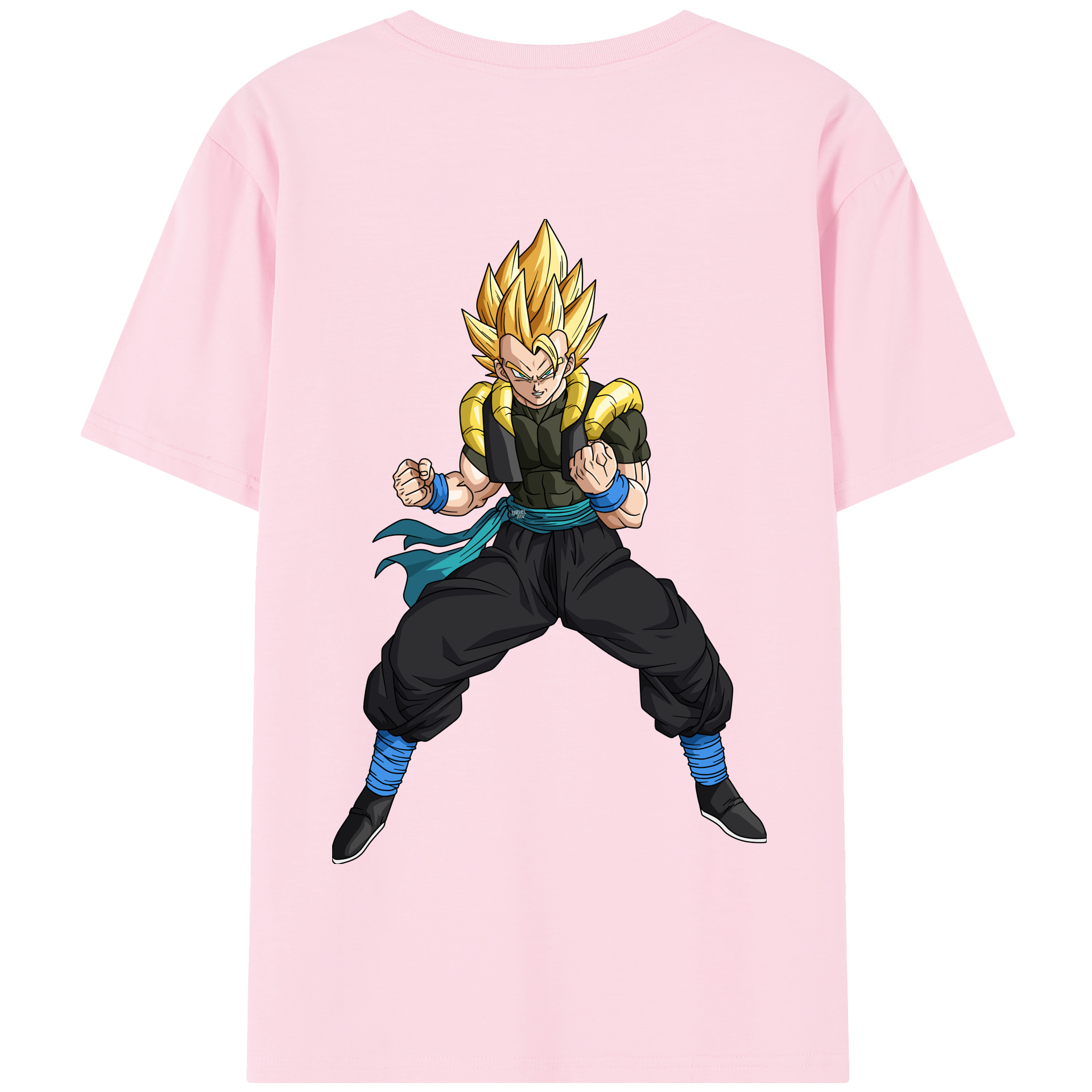 （画像用） ドラゴンボール ベジータ四世（Bejīta Yonsei）DRAGON BALL Vegeta IV 綿100％半袖Tシャツ（背面プリント）