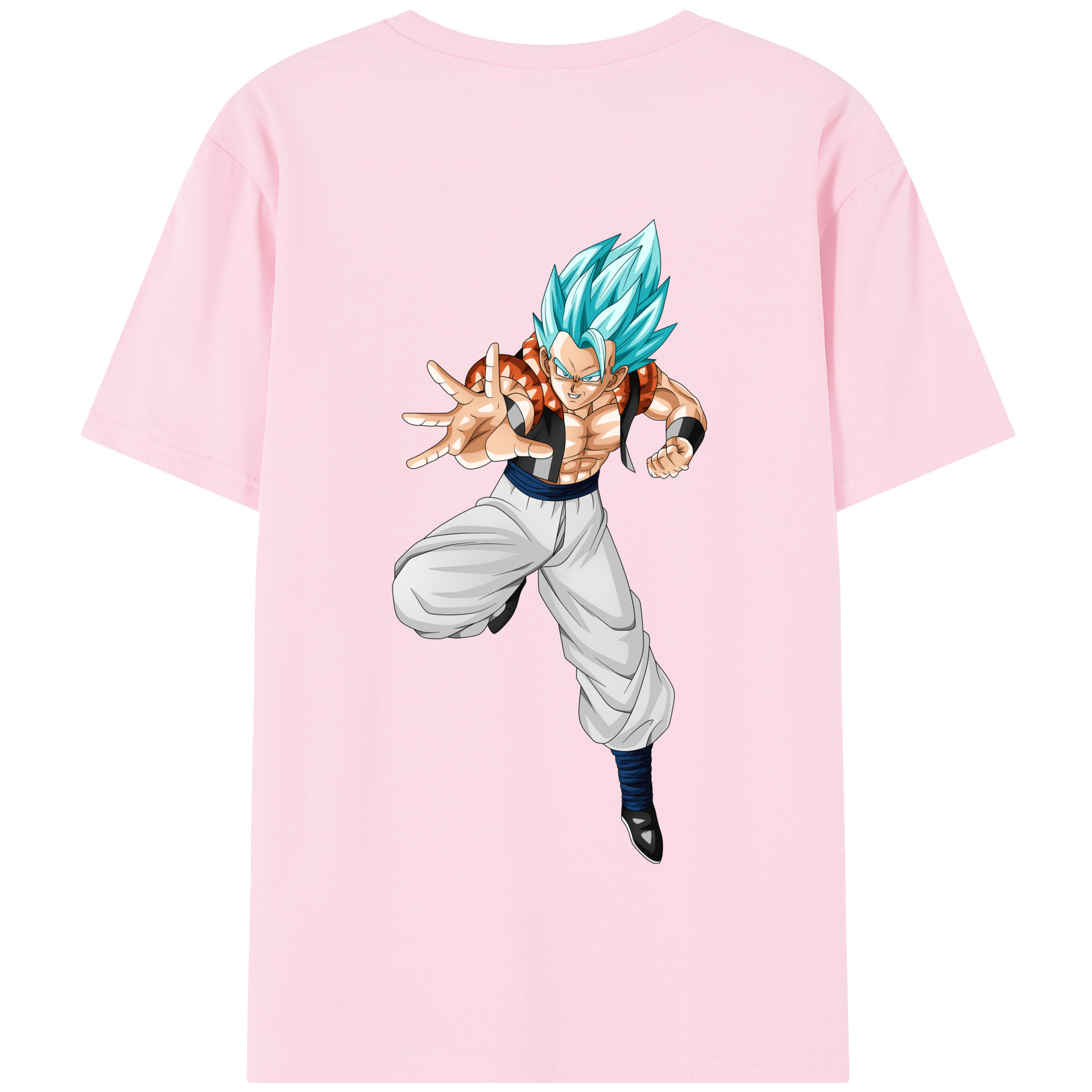 （画像用） ドラゴンボール ベジータ四世（Bejīta Yonsei）DRAGON BALL Vegeta IV 綿100％半袖Tシャツ（背面プリント）