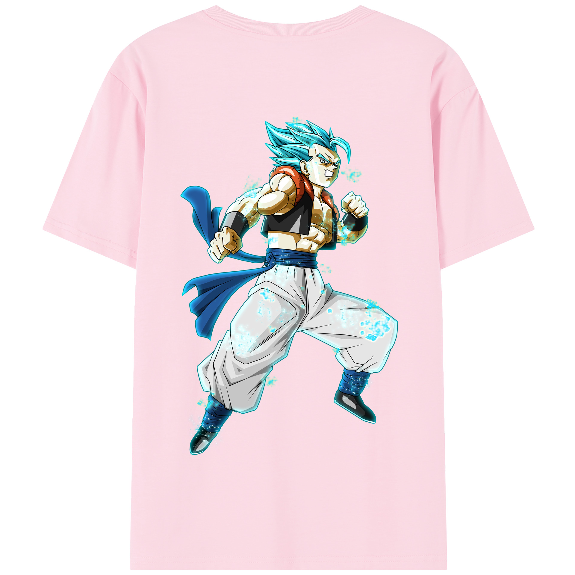 （画像用） ドラゴンボール ベジータ四世（Bejīta Yonsei）DRAGON BALL Vegeta IV 綿100％半袖Tシャツ（背面プリント）