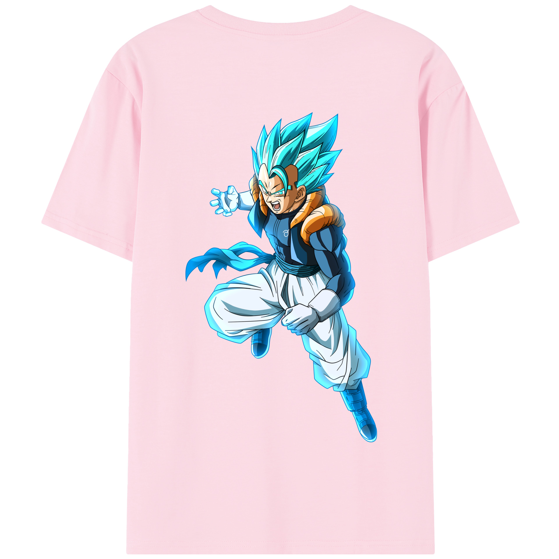 （画像用） ドラゴンボール ベジータ四世（Bejīta Yonsei）DRAGON BALL Vegeta IV 綿100％半袖Tシャツ（背面プリント）