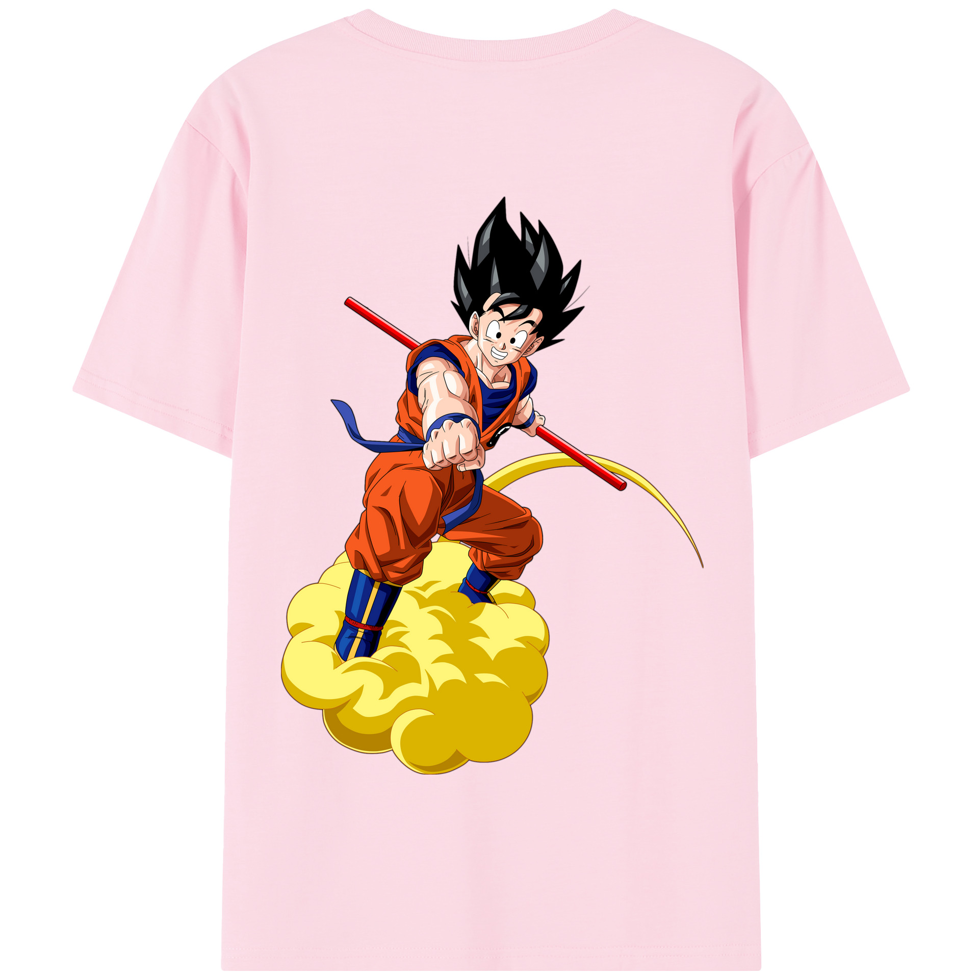 （画像用） ドラゴンボール 孫 悟飯（そんごはん）DRAGON BALL Son Gohan 綿100％半袖Tシャツ（背面プリント）