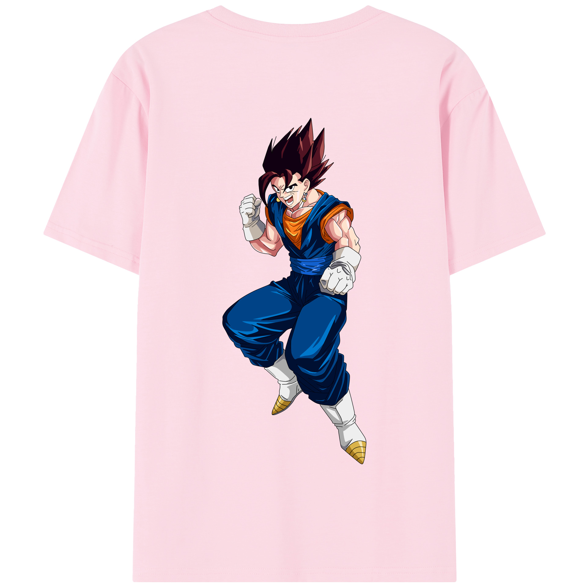 （画像用） ドラゴンボール 孫 悟飯（そんごはん）DRAGON BALL Son Gohan 綿100％半袖Tシャツ（背面プリント）