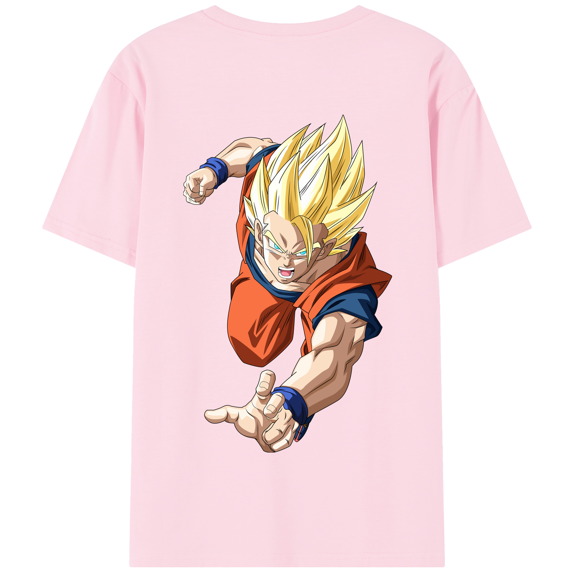（画像用） ドラゴンボール 孫 悟飯（そんごはん）DRAGON BALL Son Gohan 綿100％半袖Tシャツ（背面プリント）