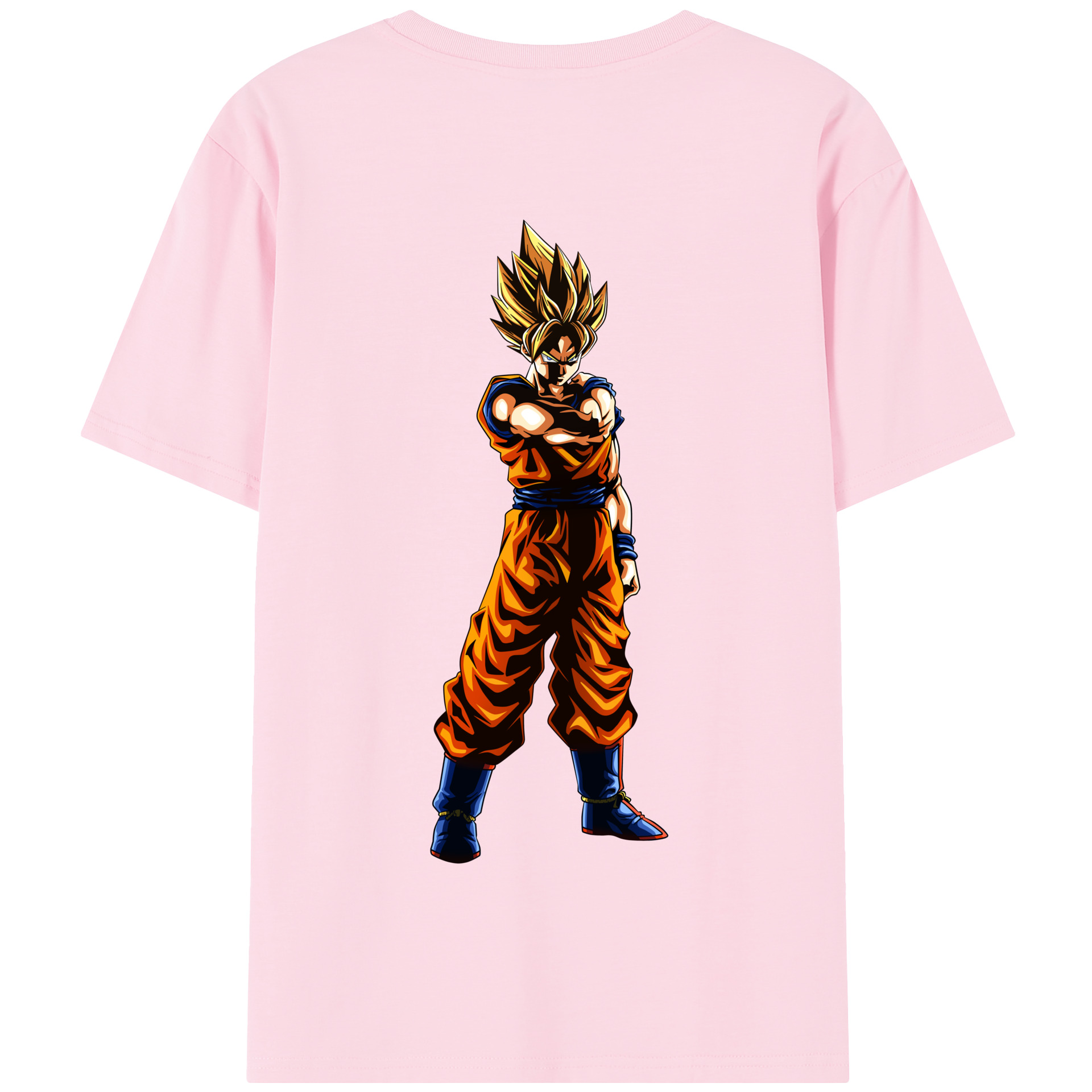 （画像用） ドラゴンボール 孫 悟飯（そんごはん）DRAGON BALL Son Gohan 綿100％半袖Tシャツ（背面プリント）
