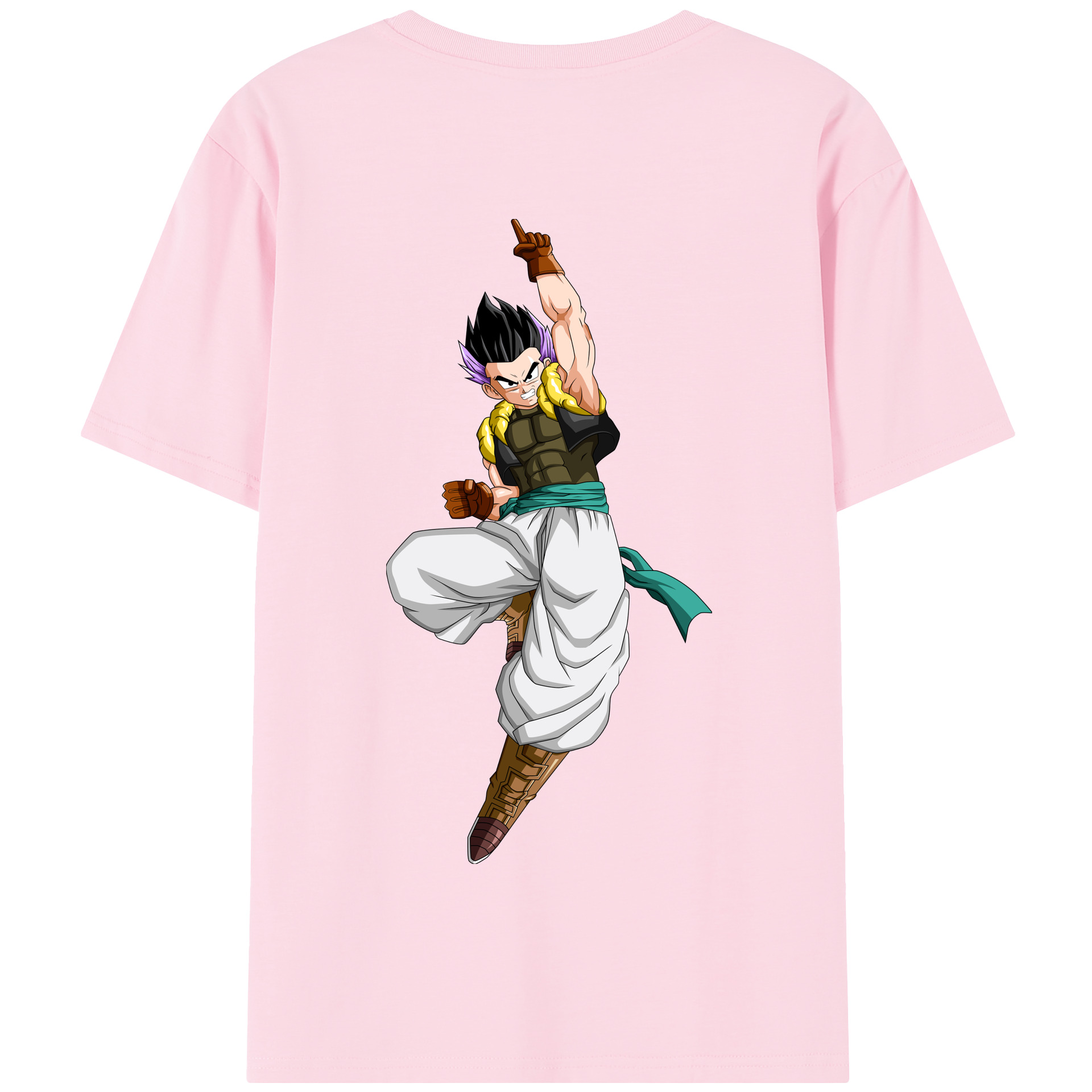 （画像用） ドラゴンボール 孫 悟飯（そんごはん）DRAGON BALL Son Gohan 綿100％半袖Tシャツ（背面プリント）