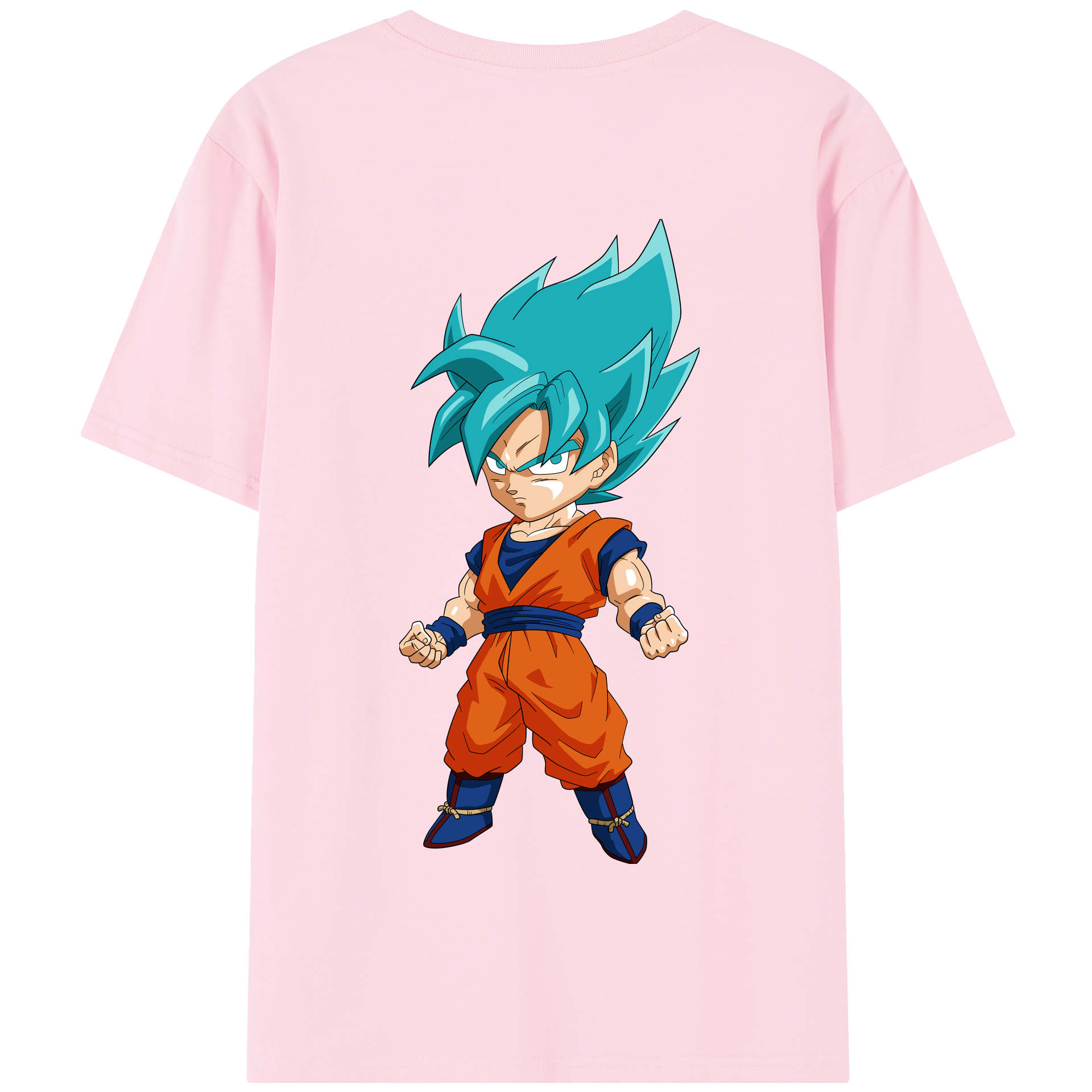 （画像用） ドラゴンボール 孫 悟飯（そんごはん）DRAGON BALL Son Gohan 綿100％半袖Tシャツ（背面プリント）