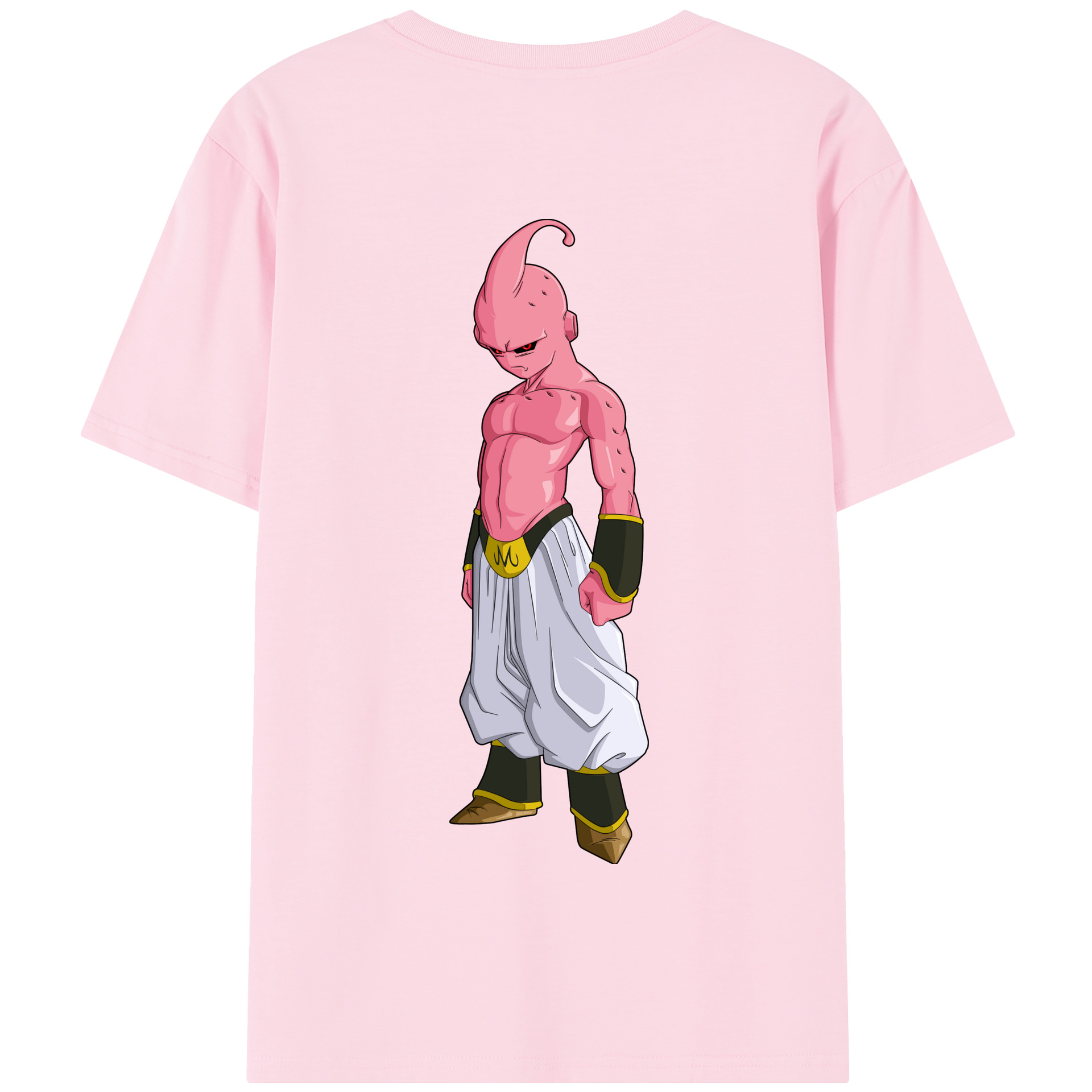 （画像用） ドラゴンボール 魔人ブウ DRAGON BALL Majin Buu 綿100％半袖Tシャツ（背面プリント）