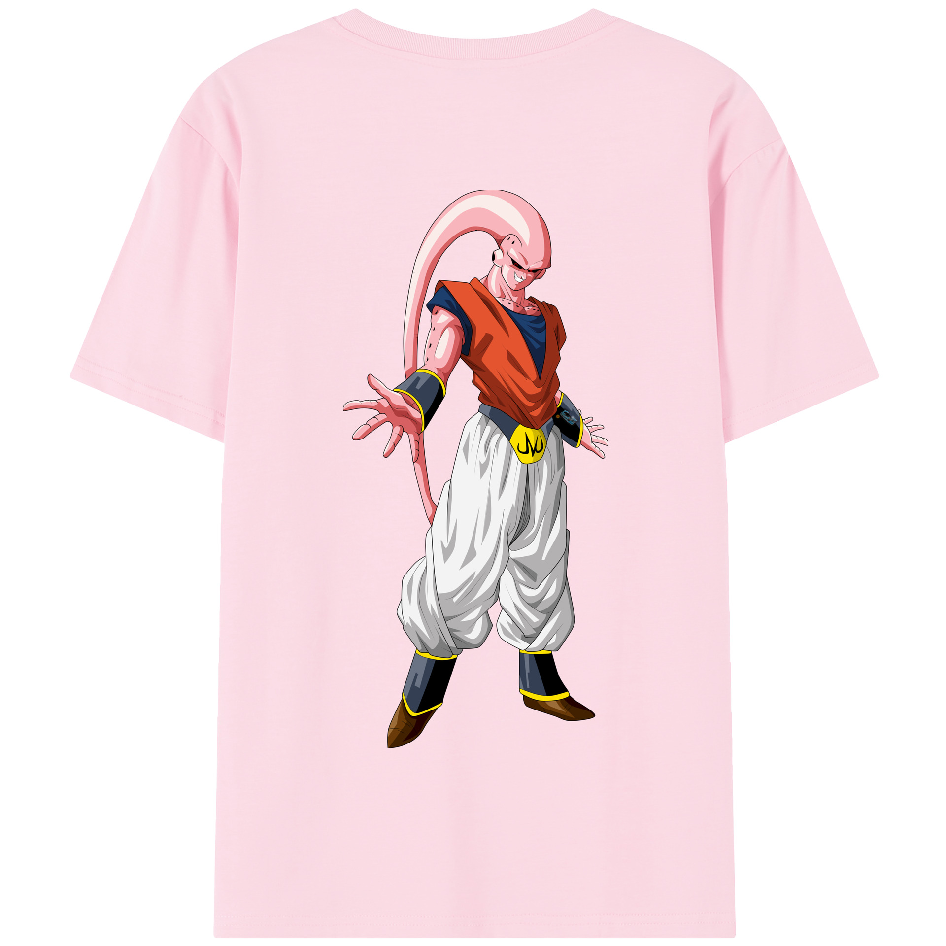 （画像用） ドラゴンボール 魔人ブウ DRAGON BALL Majin Buu 綿100％半袖Tシャツ（背面プリント）