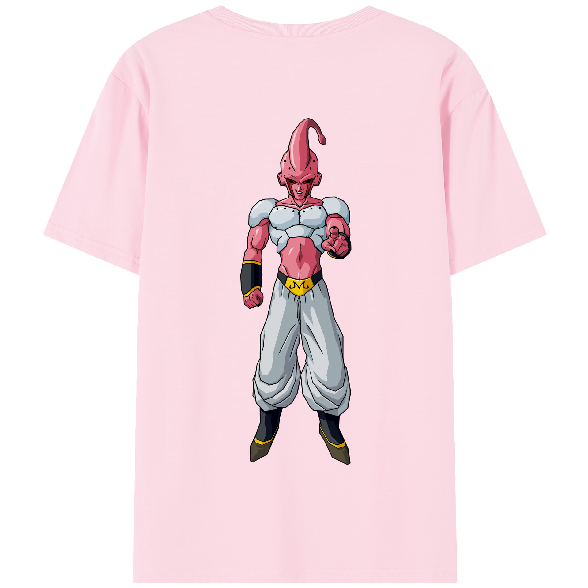 （画像用） ドラゴンボール 魔人ブウ DRAGON BALL Majin Buu 綿100％半袖Tシャツ（背面プリント）