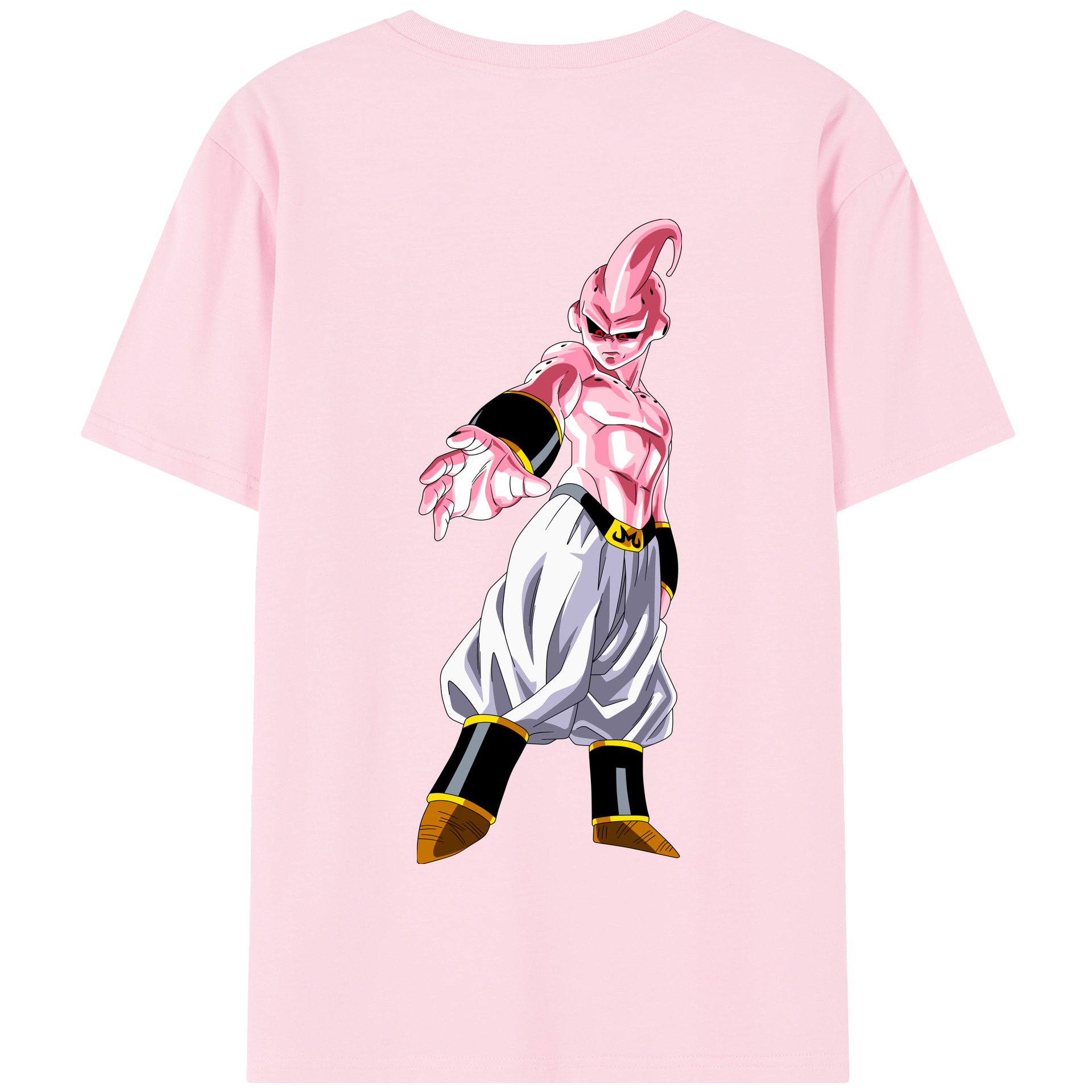 （画像用） ドラゴンボール 魔人ブウ DRAGON BALL Majin Buu 綿100％半袖Tシャツ（背面プリント）