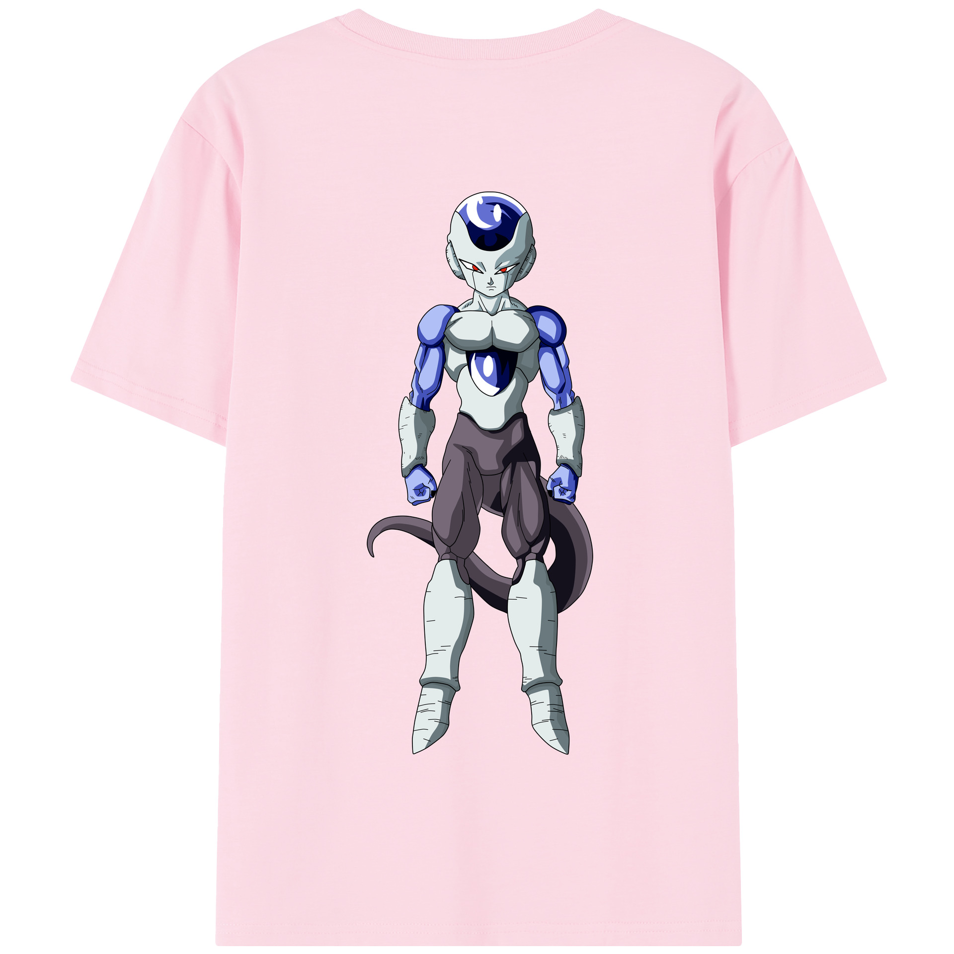 （画像用） ドラゴンボール フリーザ DRAGON BALL Frieza 綿100％半袖Tシャツ（背面プリント）
