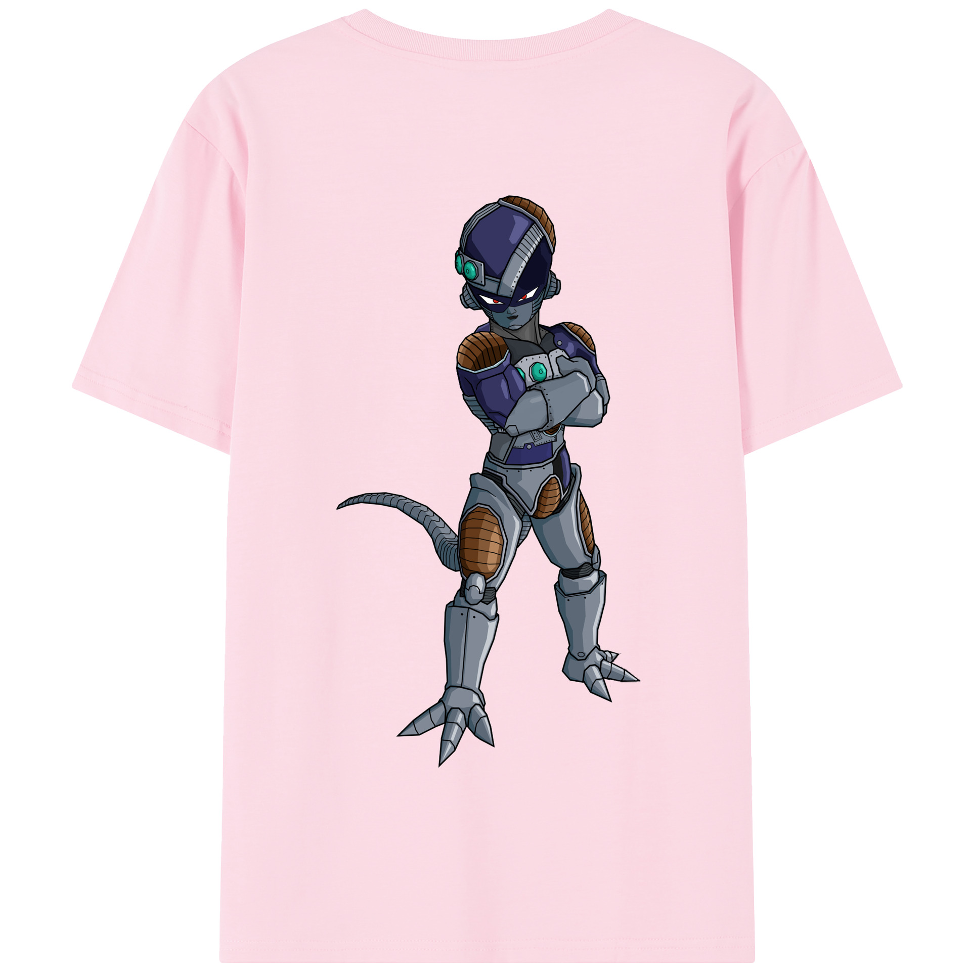 （画像用） ドラゴンボール フリーザ DRAGON BALL Frieza 綿100％半袖Tシャツ（背面プリント）