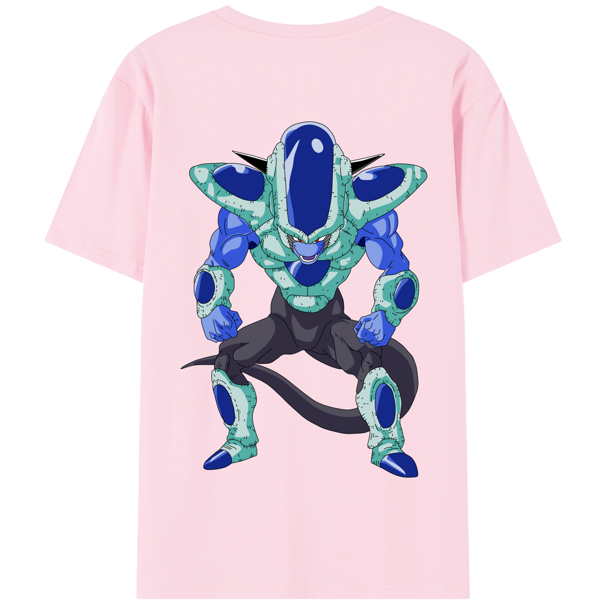 （画像用） ドラゴンボール フリーザ DRAGON BALL Frieza 綿100％半袖Tシャツ（背面プリント）