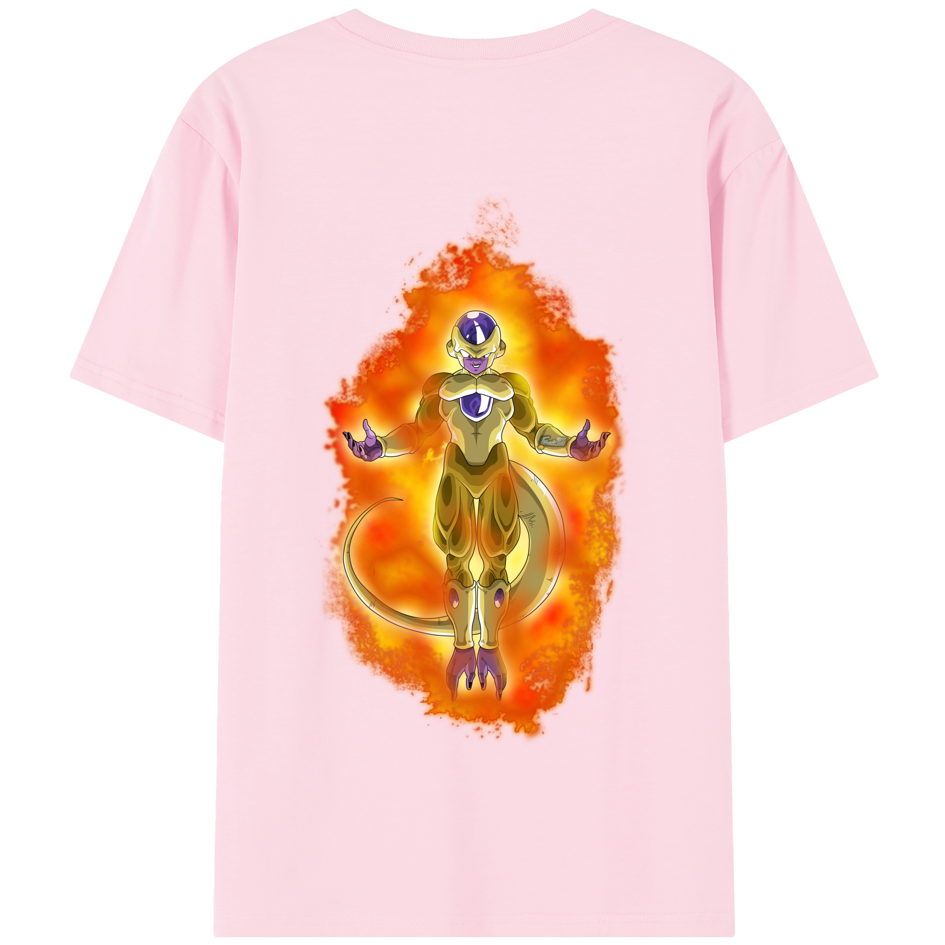 （画像用） ドラゴンボール フリーザ DRAGON BALL Frieza 綿100％半袖Tシャツ（背面プリント）