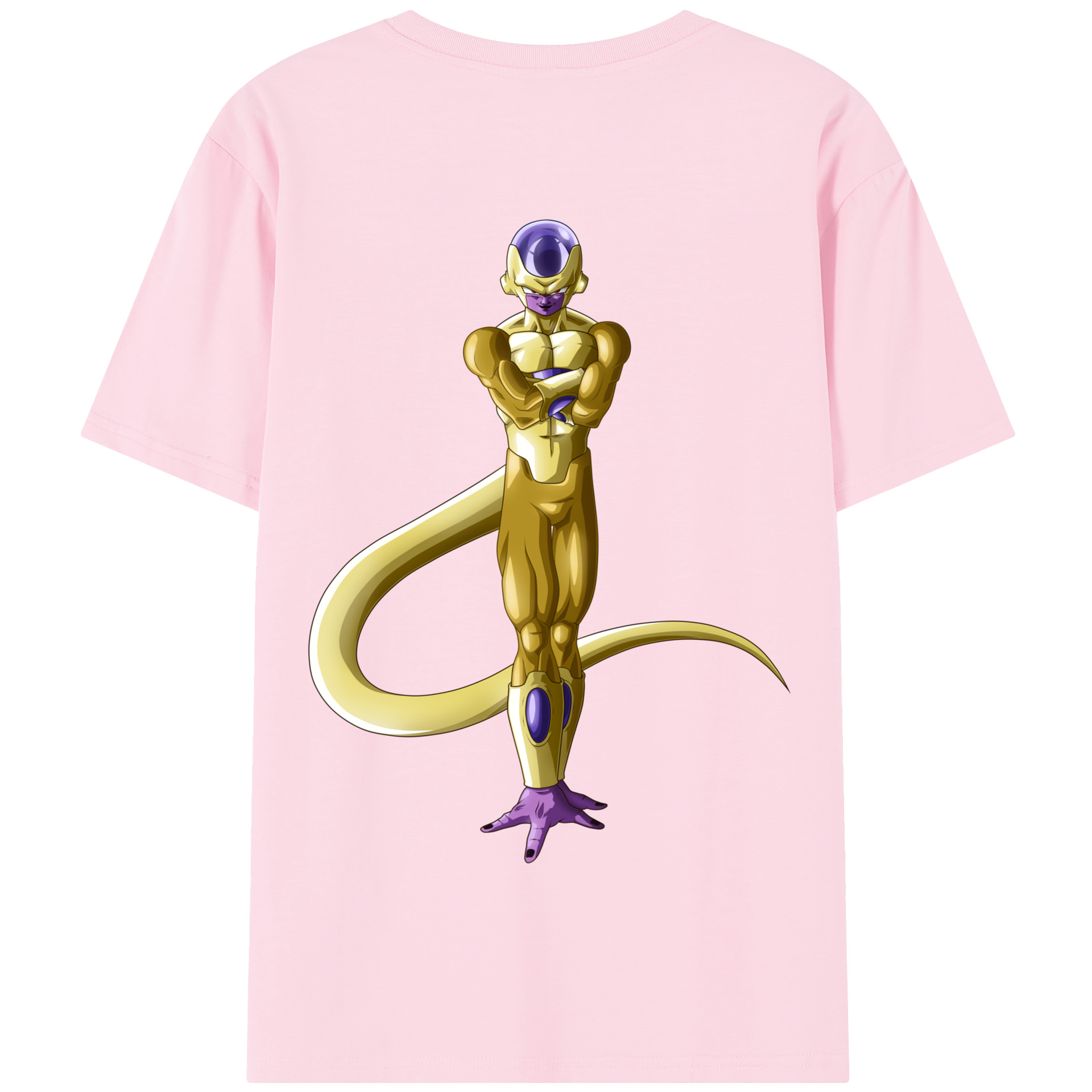 （画像用） ドラゴンボール フリーザ DRAGON BALL Frieza 綿100％半袖Tシャツ（背面プリント）