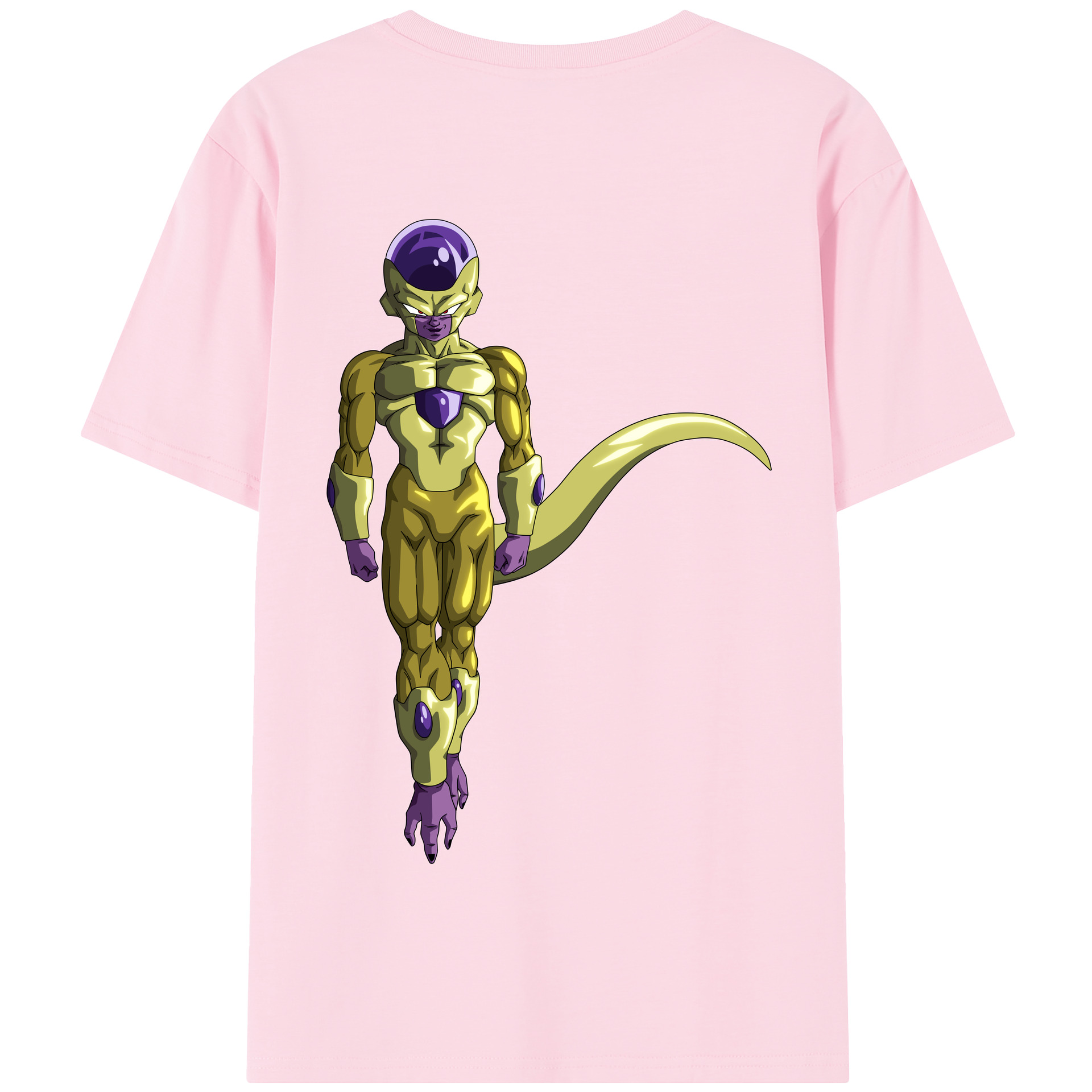 （画像用） ドラゴンボール フリーザ DRAGON BALL Frieza 綿100％半袖Tシャツ（背面プリント）