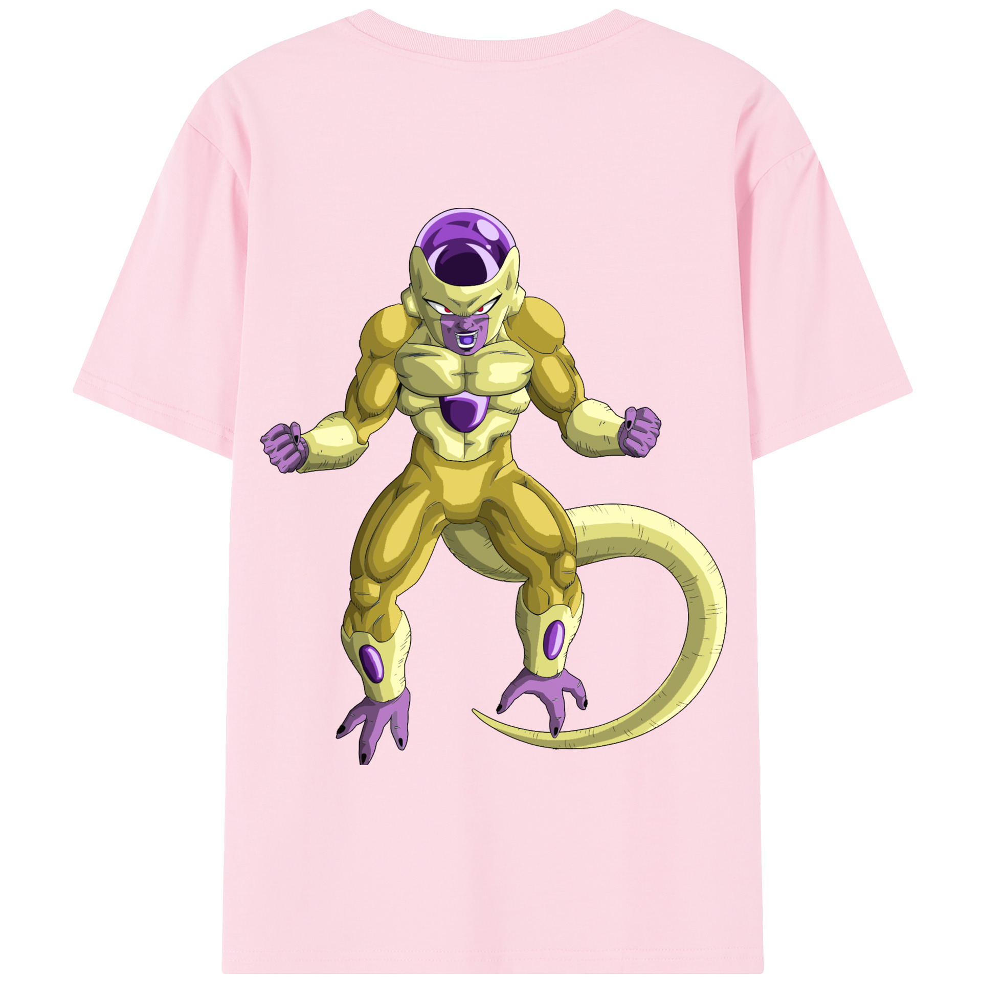 （画像用） ドラゴンボール フリーザ DRAGON BALL Frieza 綿100％半袖Tシャツ（背面プリント）
