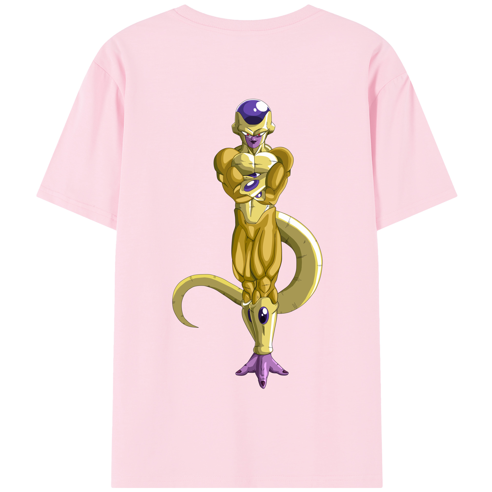 （画像用） ドラゴンボール フリーザ DRAGON BALL Frieza 綿100％半袖Tシャツ（背面プリント）