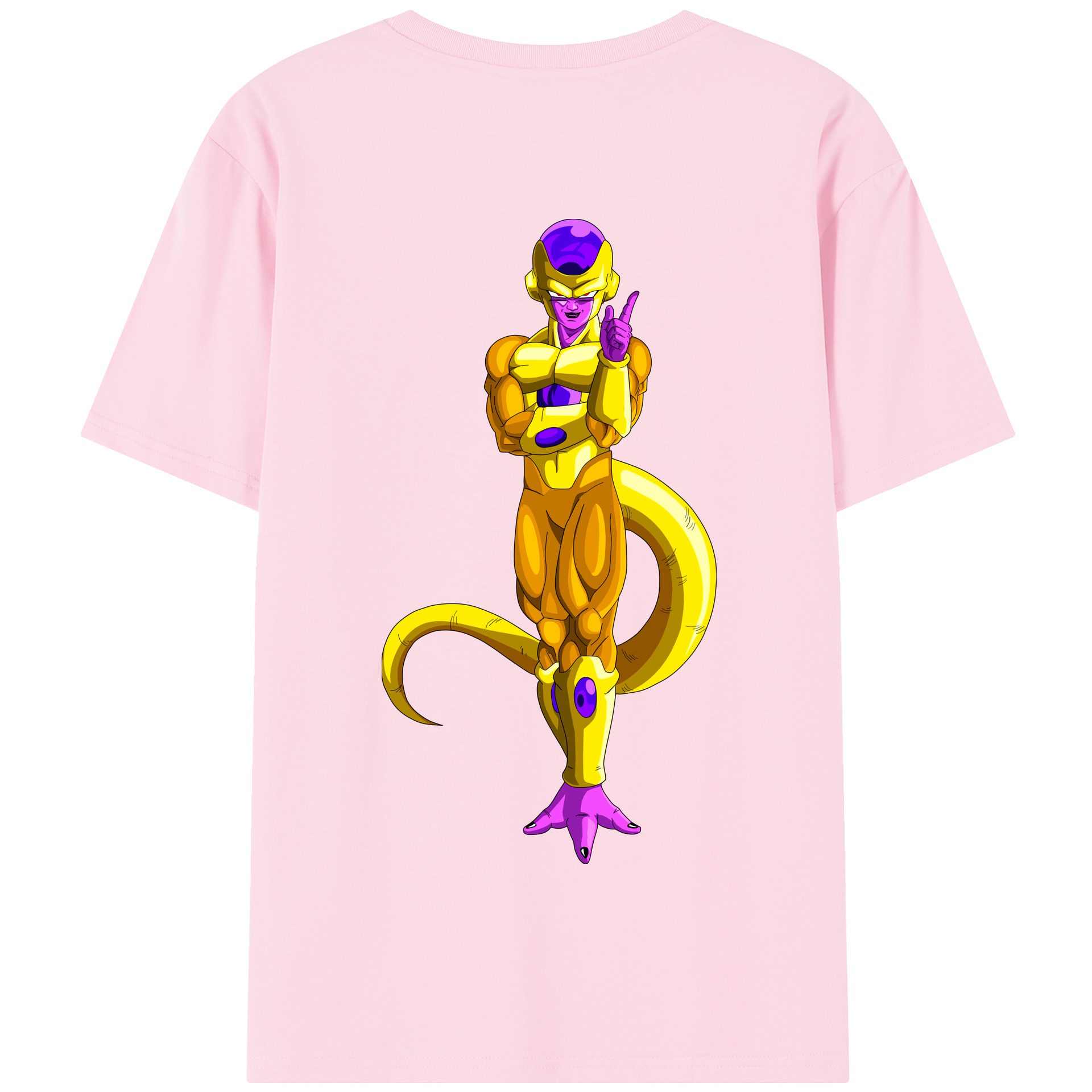 （画像用） ドラゴンボール フリーザ DRAGON BALL Frieza 綿100％半袖Tシャツ（背面プリント）