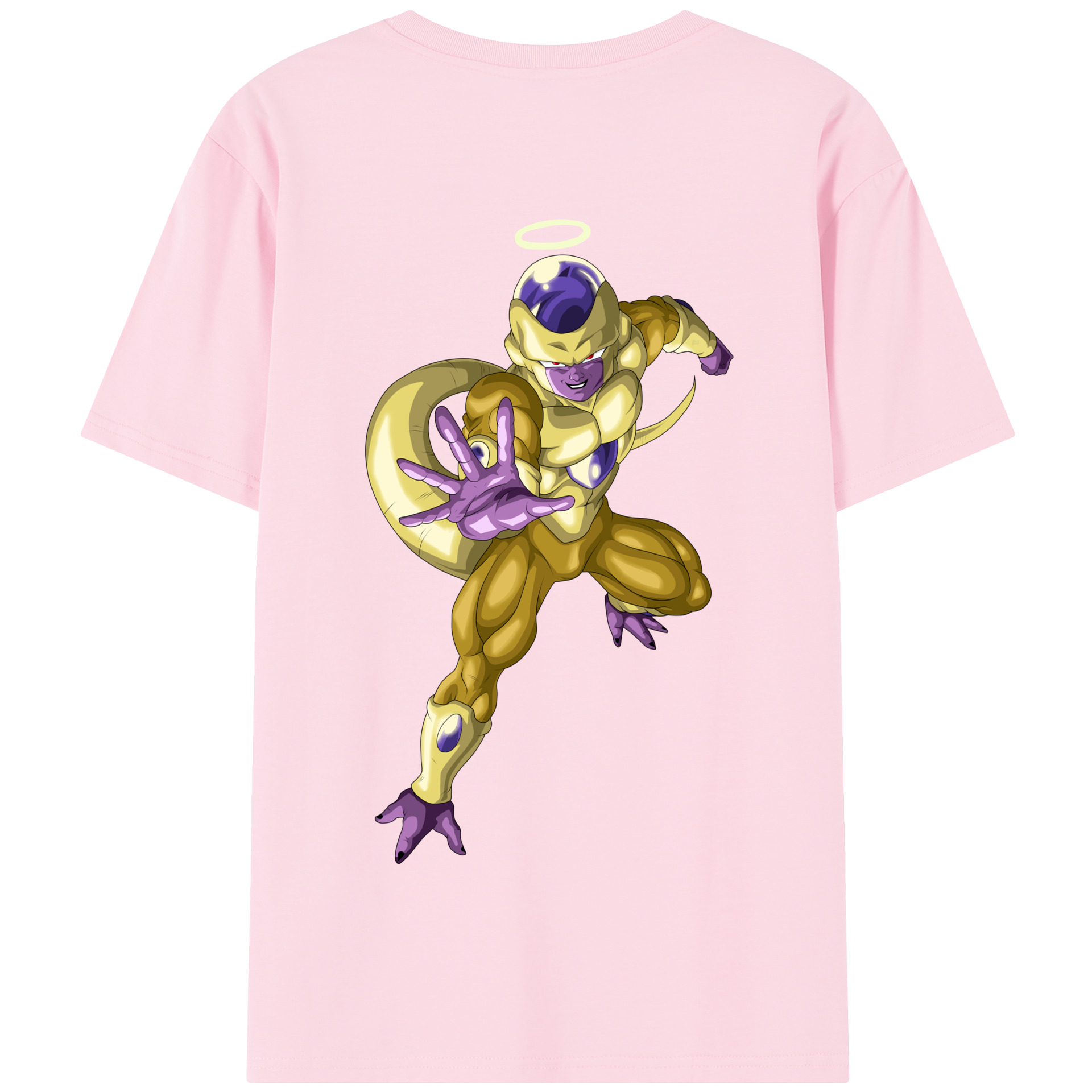 （画像用） ドラゴンボール フリーザ DRAGON BALL Frieza 綿100％半袖Tシャツ（背面プリント）