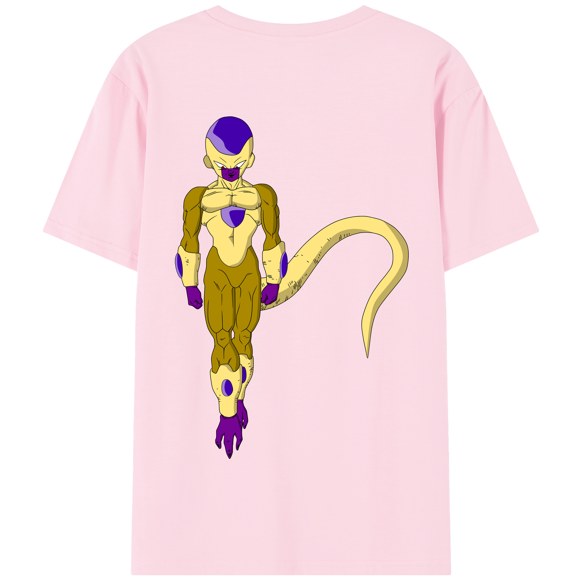 （画像用） ドラゴンボール フリーザ DRAGON BALL Frieza 綿100％半袖Tシャツ（背面プリント）
