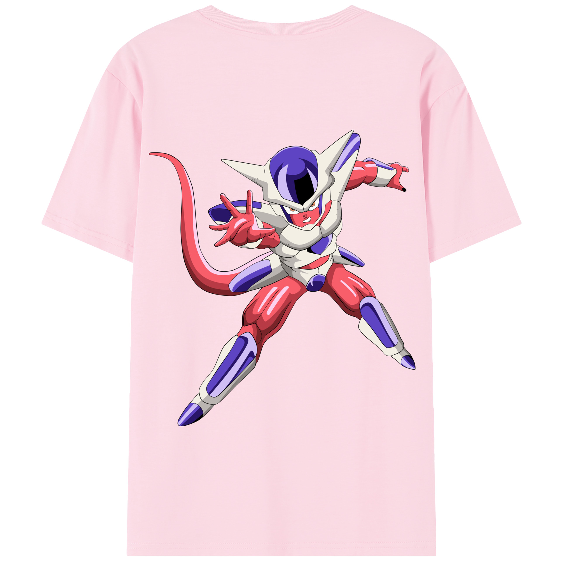（画像用） ドラゴンボール フリーザ DRAGON BALL Frieza 綿100％半袖Tシャツ（背面プリント）