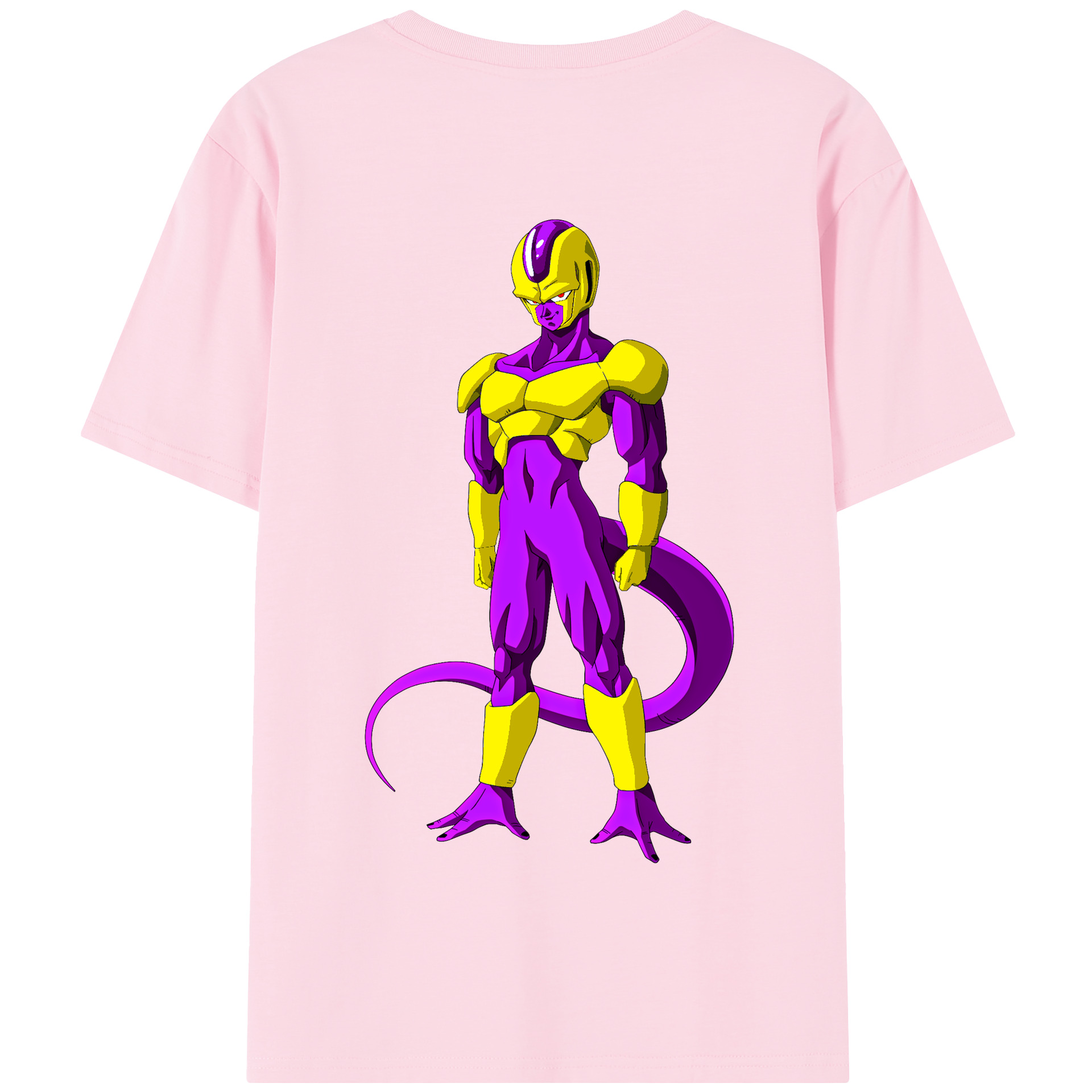（画像用） ドラゴンボール フリーザ DRAGON BALL Frieza 綿100％半袖Tシャツ（背面プリント）