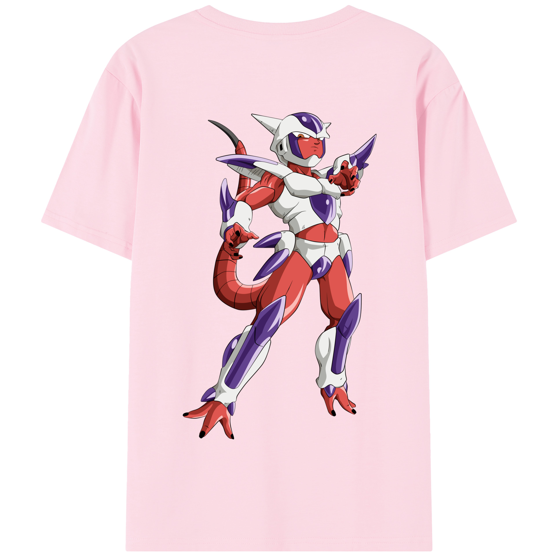 （画像用） ドラゴンボール フリーザ DRAGON BALL Frieza 綿100％半袖Tシャツ（背面プリント）