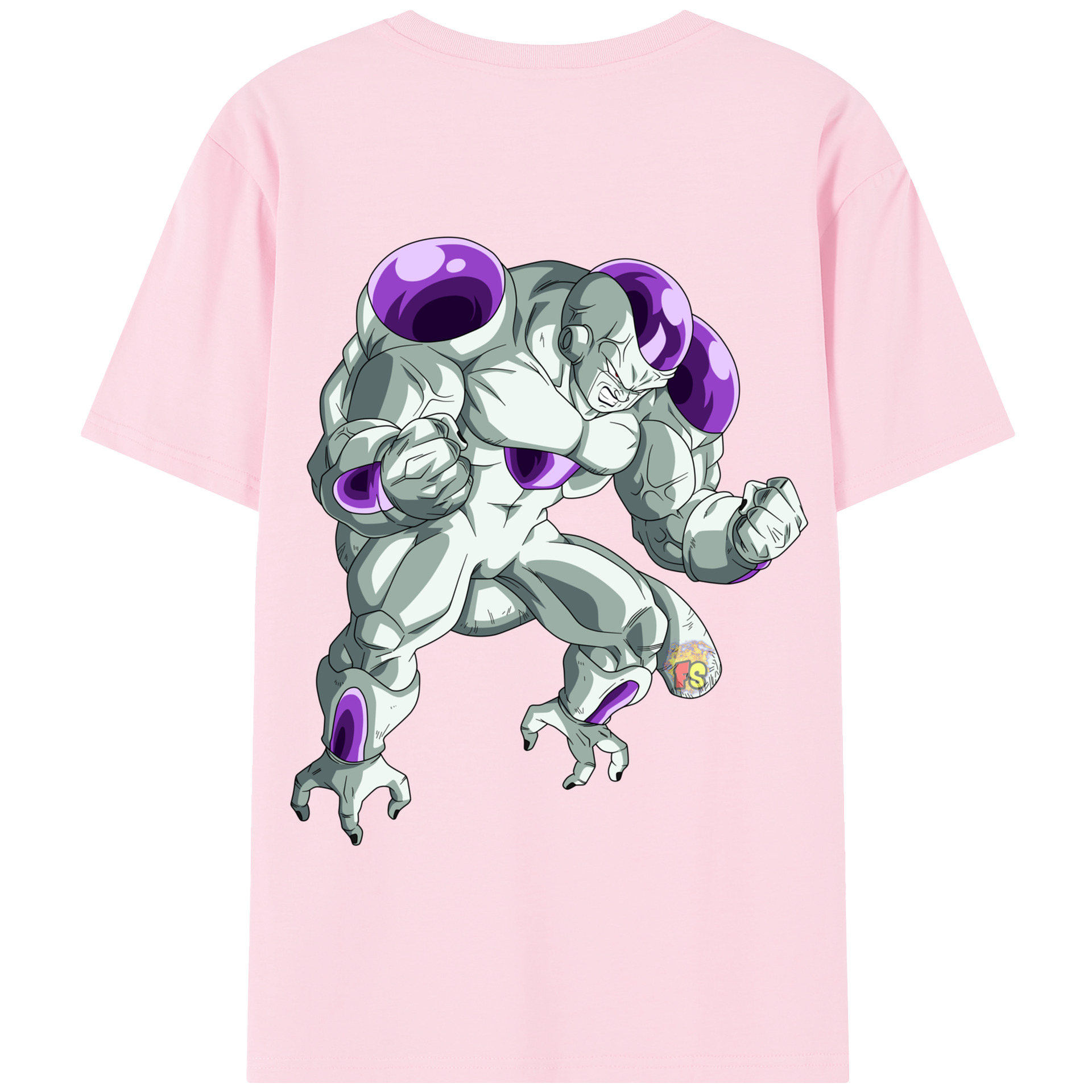 （画像用） ドラゴンボール フリーザ DRAGON BALL Frieza 綿100％半袖Tシャツ（背面プリント）