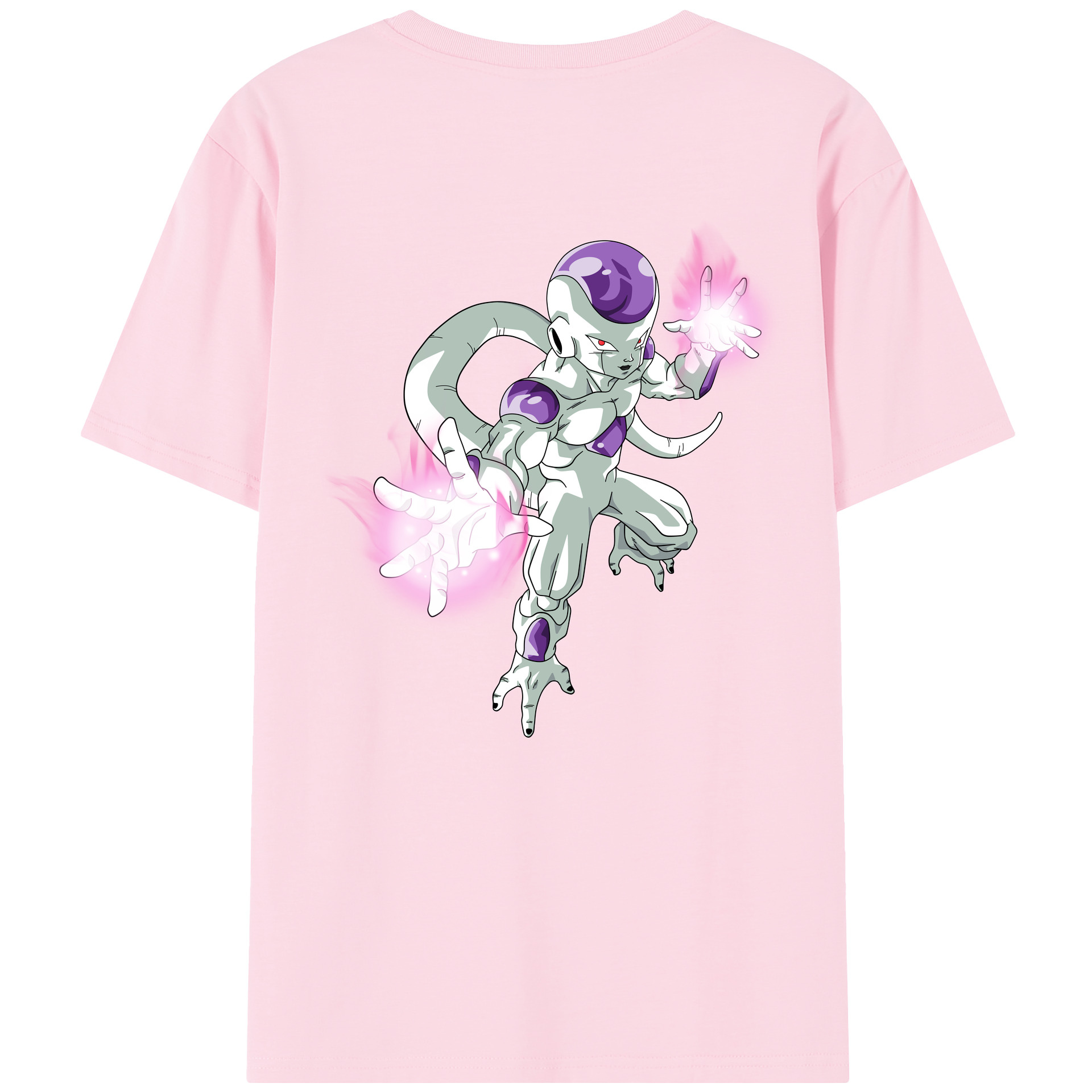 （画像用） ドラゴンボール フリーザ DRAGON BALL Frieza 綿100％半袖Tシャツ（背面プリント）