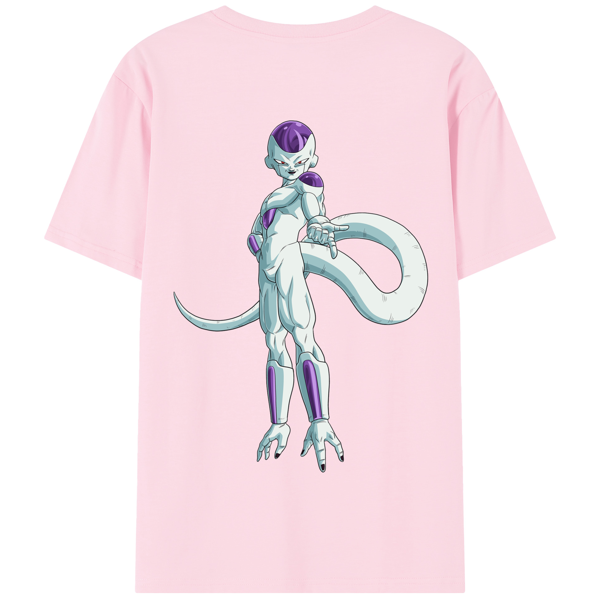 （画像用） ドラゴンボール フリーザ DRAGON BALL Frieza 綿100％半袖Tシャツ（背面プリント）