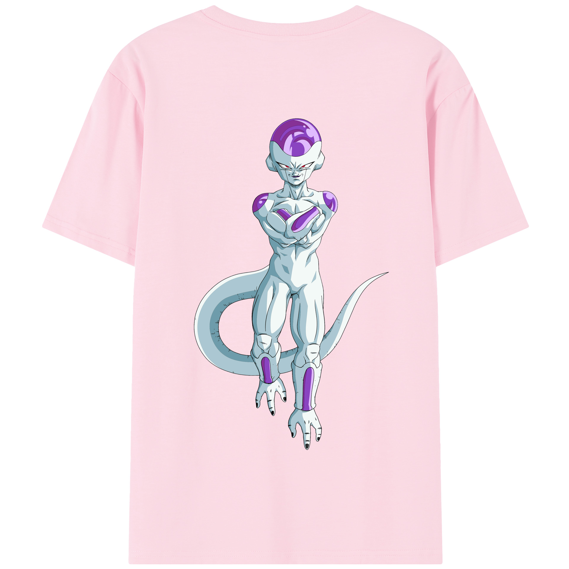 （画像用） ドラゴンボール フリーザ DRAGON BALL Frieza 綿100％半袖Tシャツ（背面プリント）