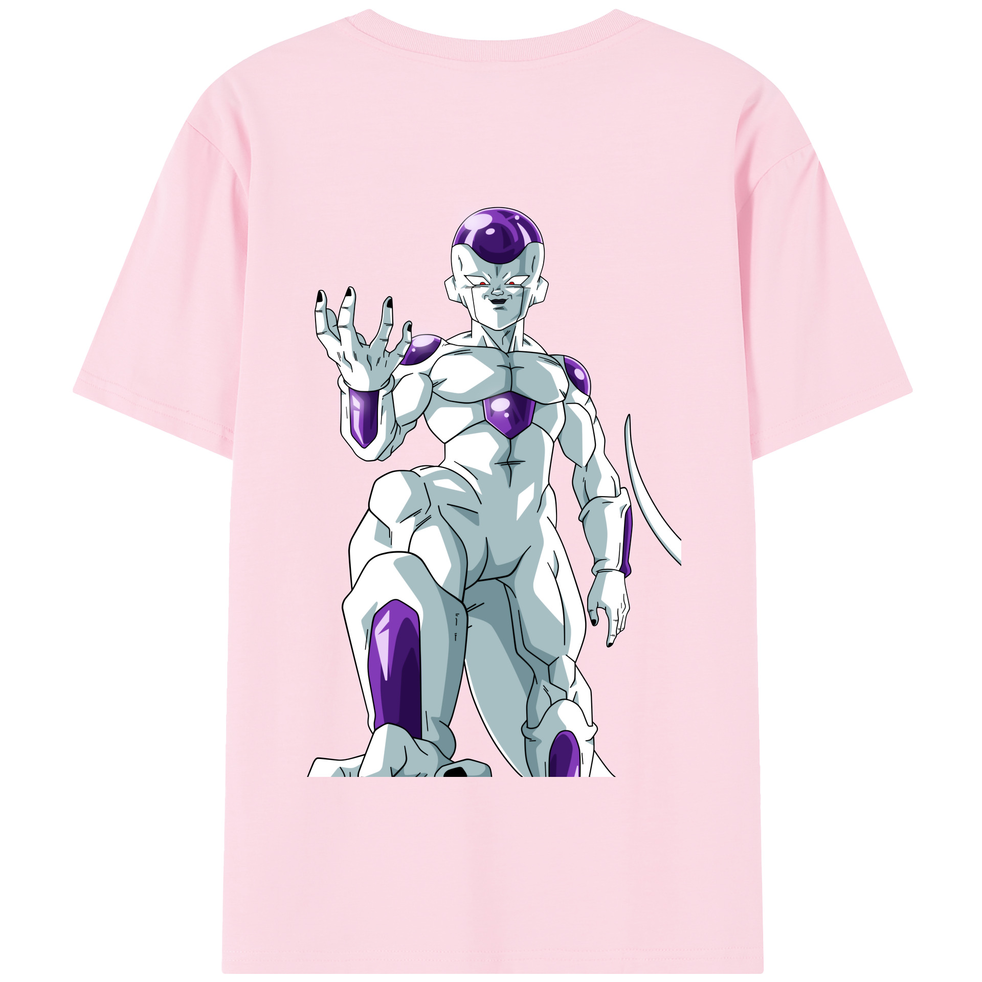 （画像用） ドラゴンボール フリーザ DRAGON BALL Frieza 綿100％半袖Tシャツ（背面プリント）